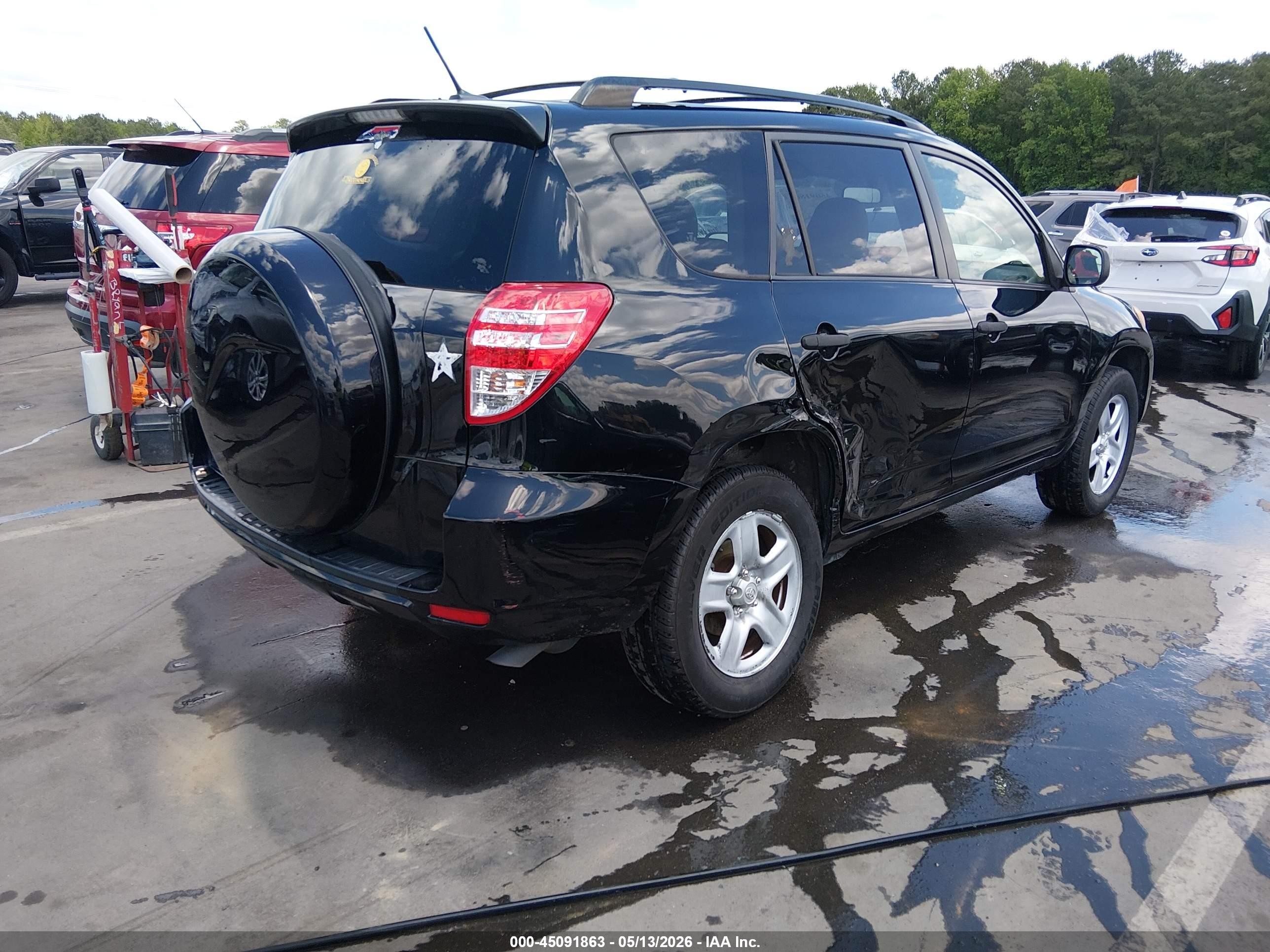 2010 Toyota Rav4 Black vin: JTMZF4DV5AD021049
