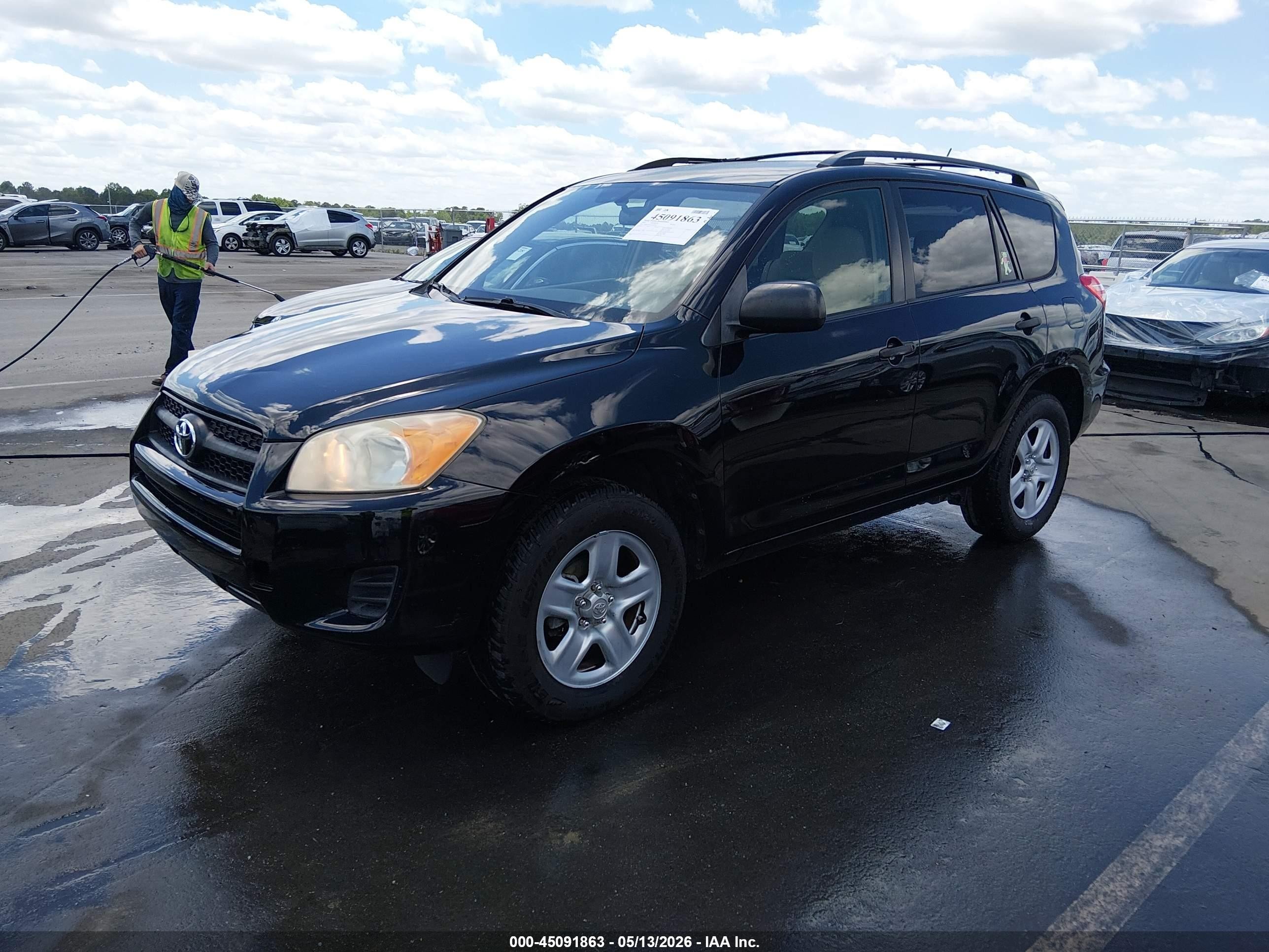 2010 Toyota Rav4 Black vin: JTMZF4DV5AD021049