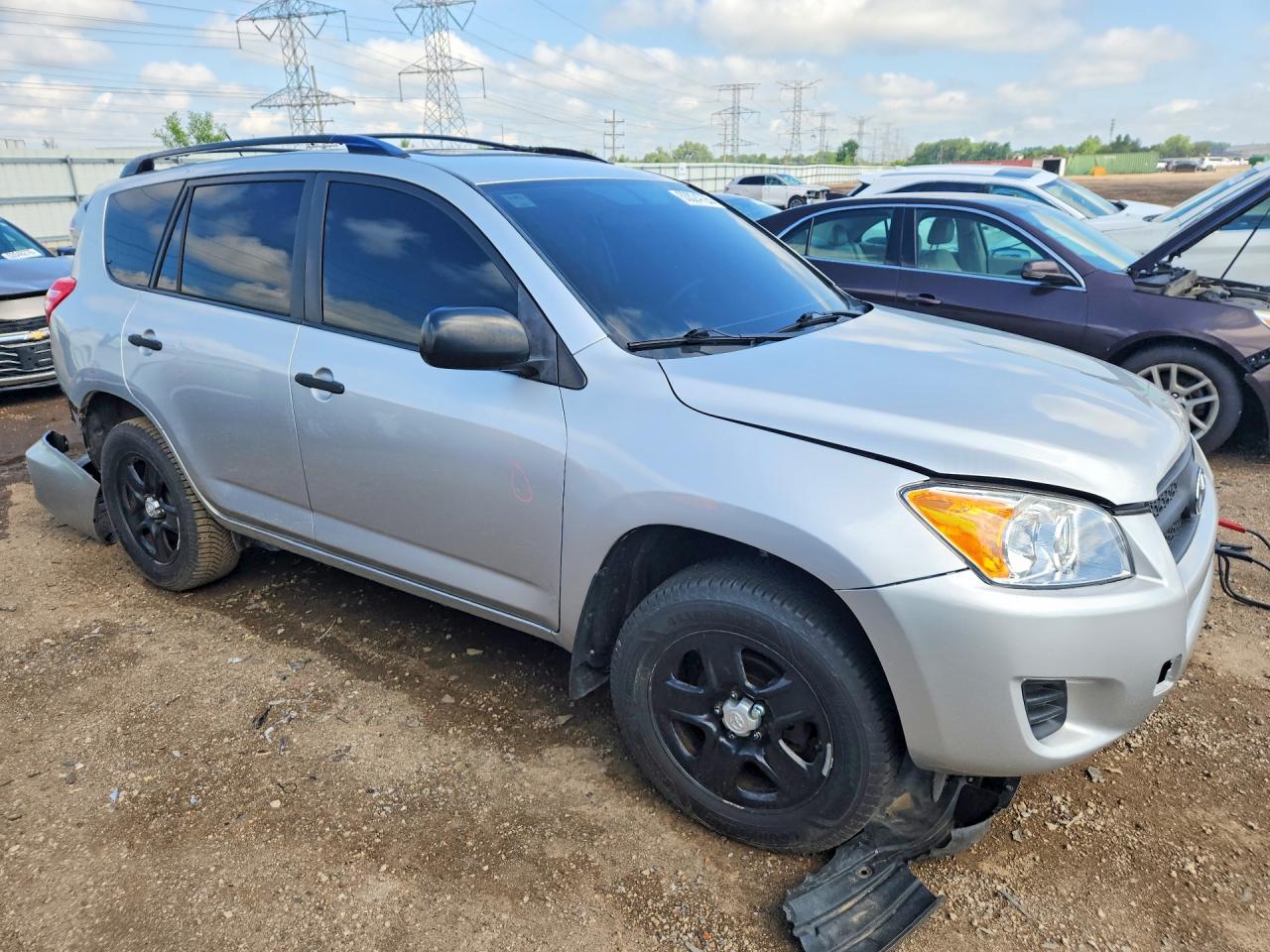 2010 Toyota Rav4 Base Серый vin: JTMZF4DV5AD026929
