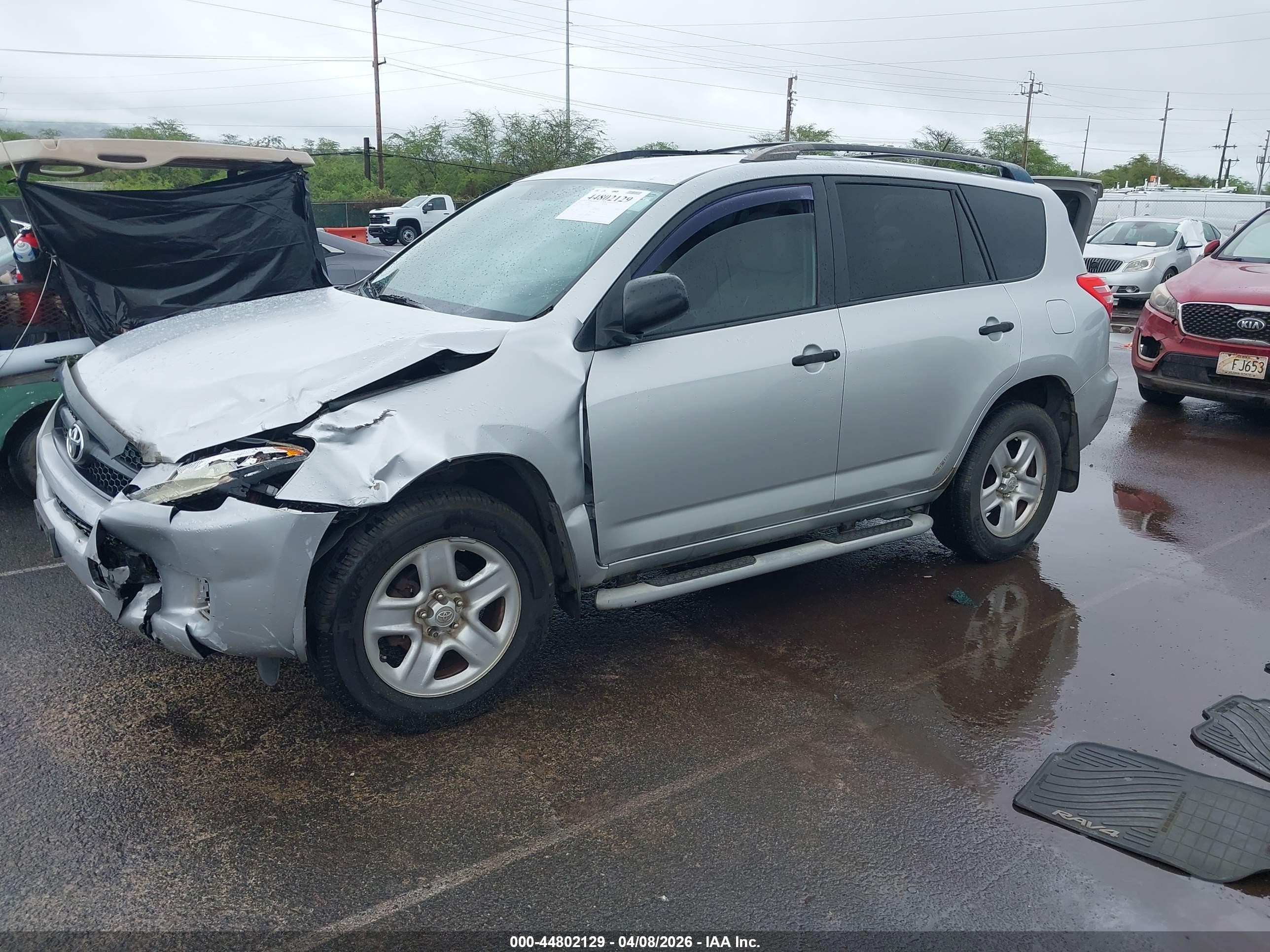 2012 Toyota Rav4   Silver vin: JTMZF4DV5CD033088