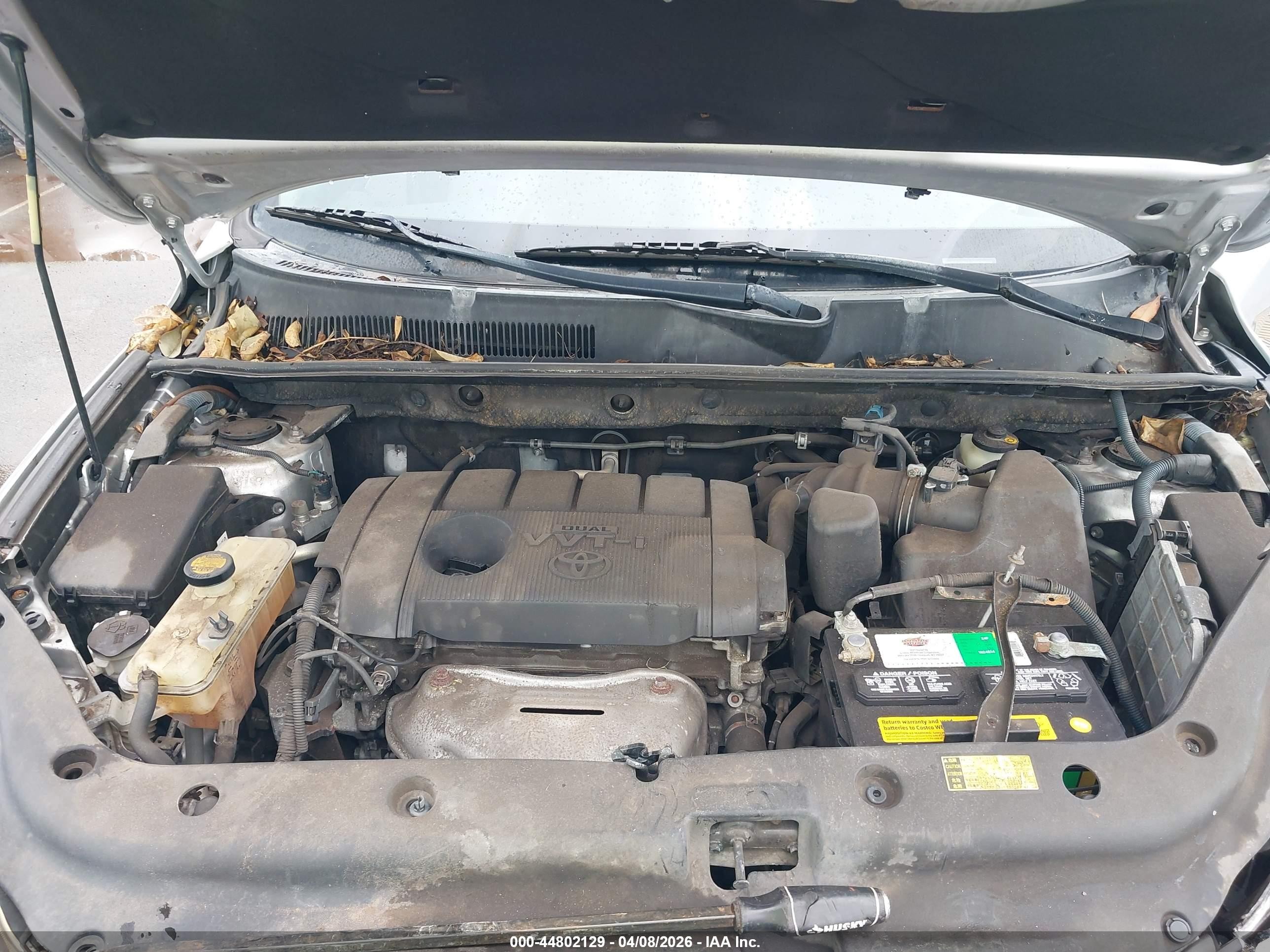 2012 Toyota Rav4   Silver vin: JTMZF4DV5CD033088