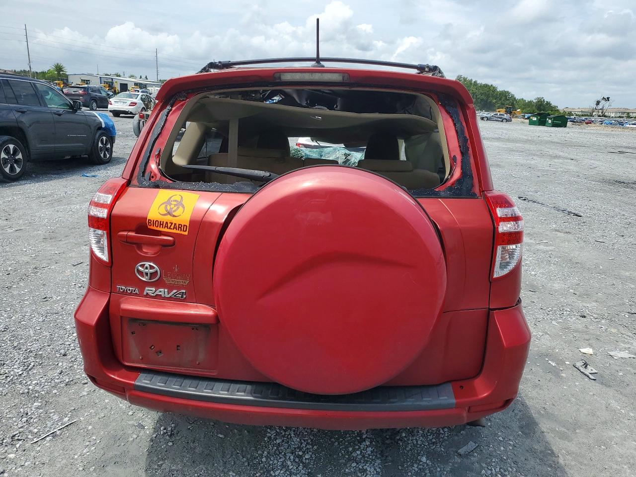 2010 Toyota Rav4 Base Red vin: JTMZF4DV6A5019319