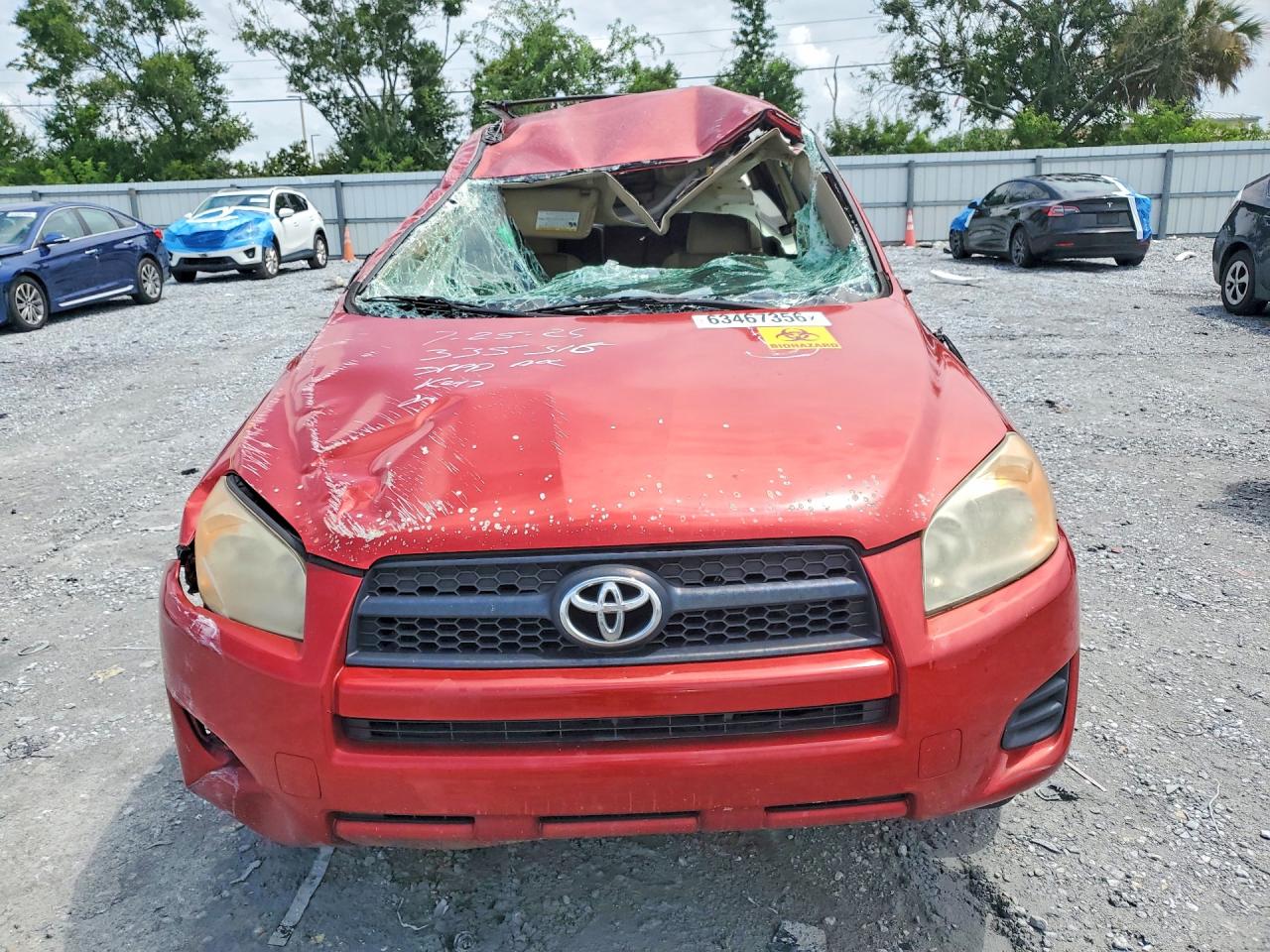 2010 Toyota Rav4 Base Red vin: JTMZF4DV6A5019319