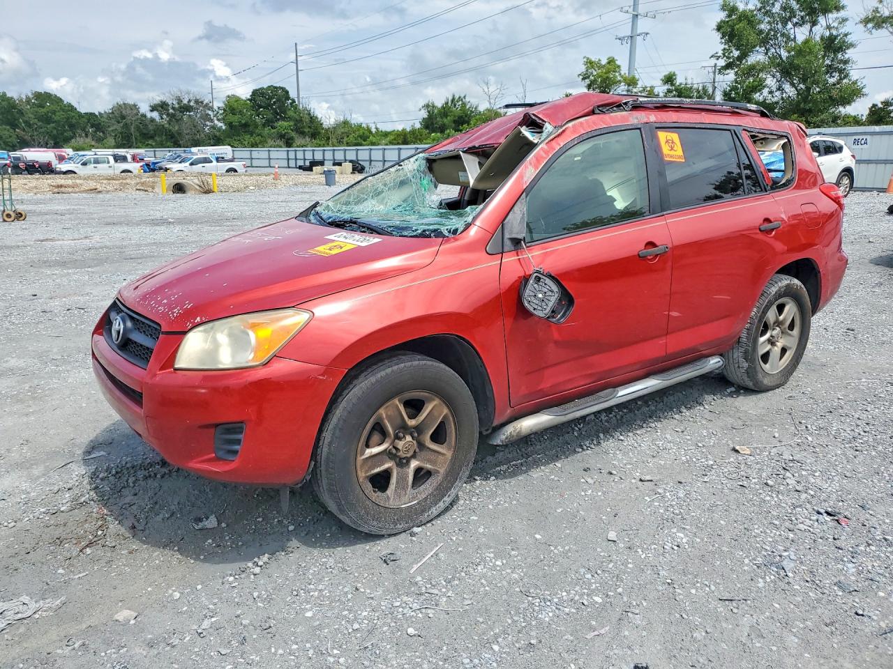 2010 Toyota Rav4 Base Red vin: JTMZF4DV6A5019319
