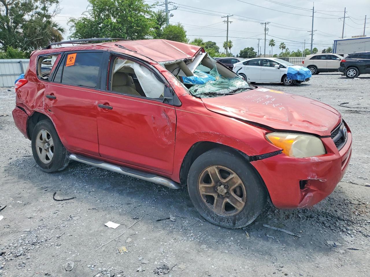2010 Toyota Rav4 Base Red vin: JTMZF4DV6A5019319