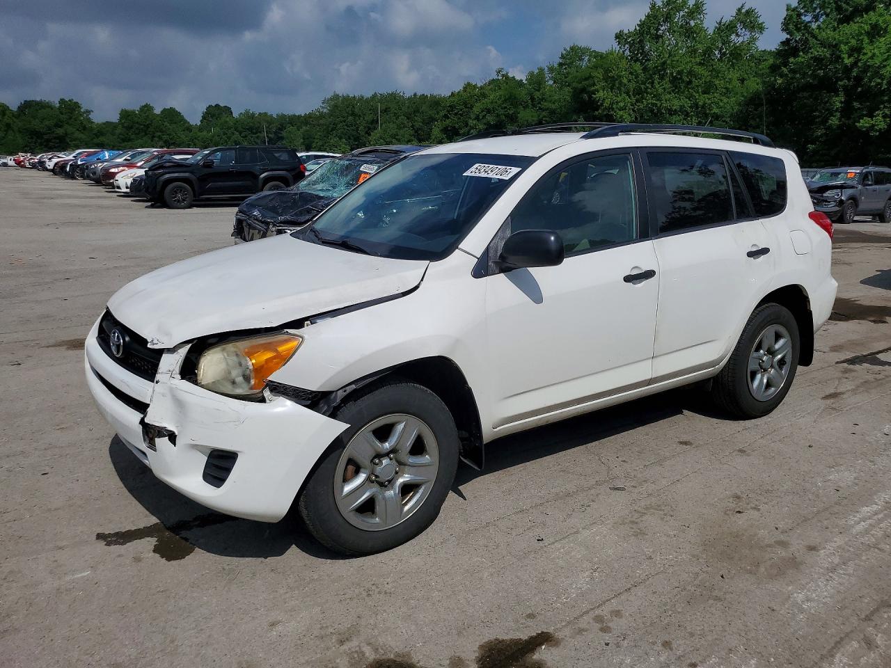 2010 Toyota Rav4 Base White vin: JTMZF4DV6A5019711