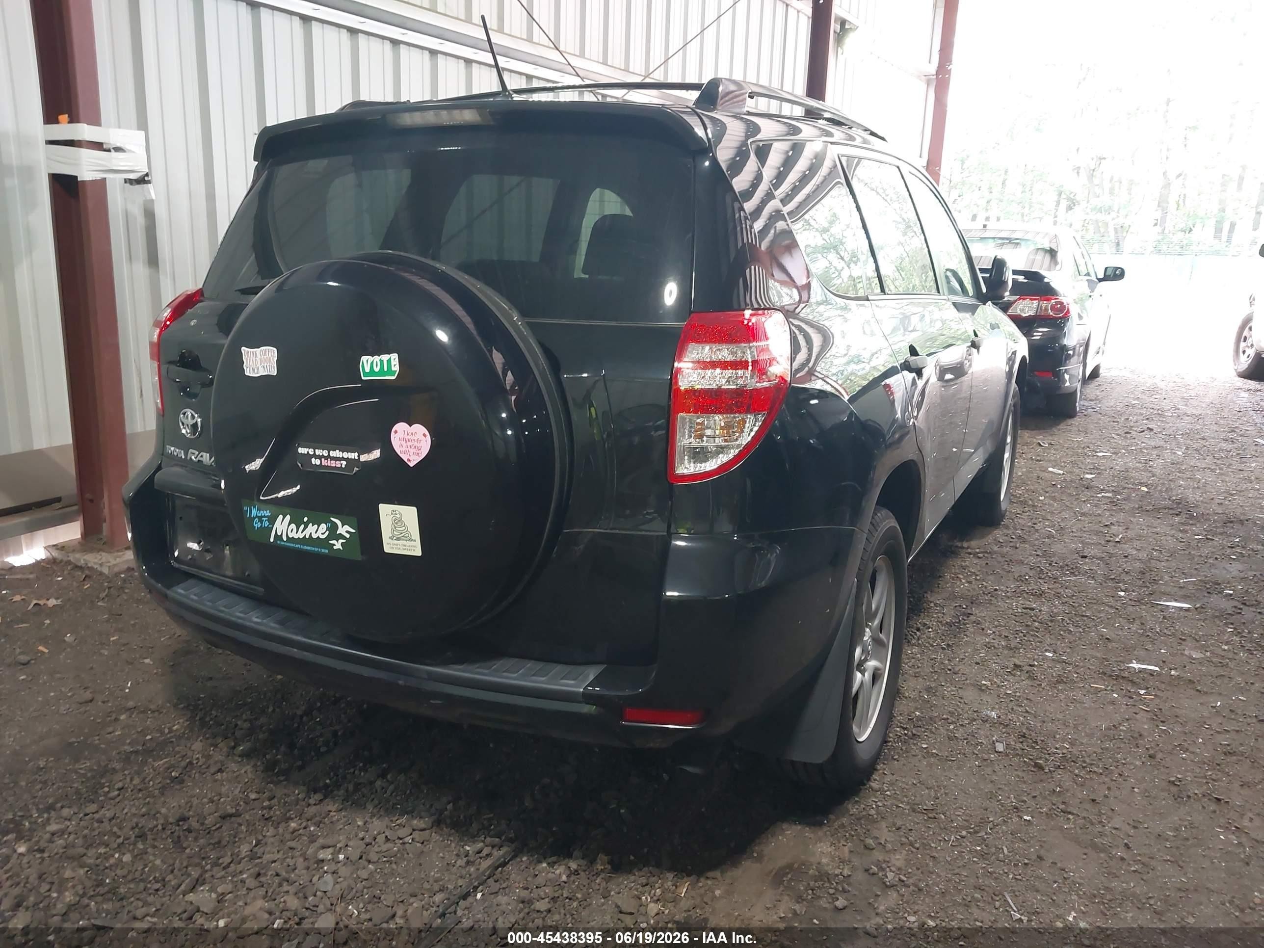 2010 Toyota Rav4   Black vin: JTMZF4DV6AD017138