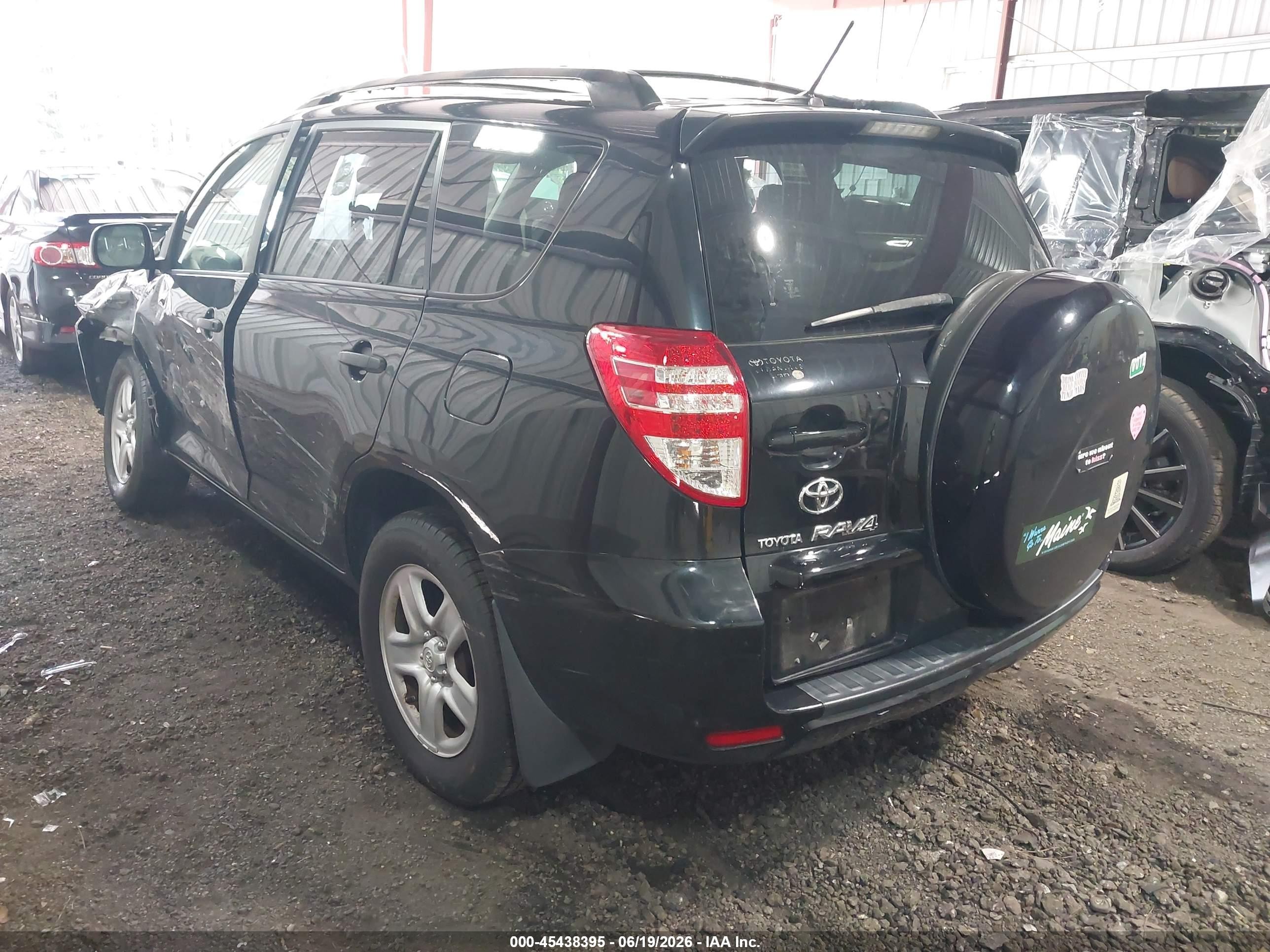 2010 Toyota Rav4   Black vin: JTMZF4DV6AD017138