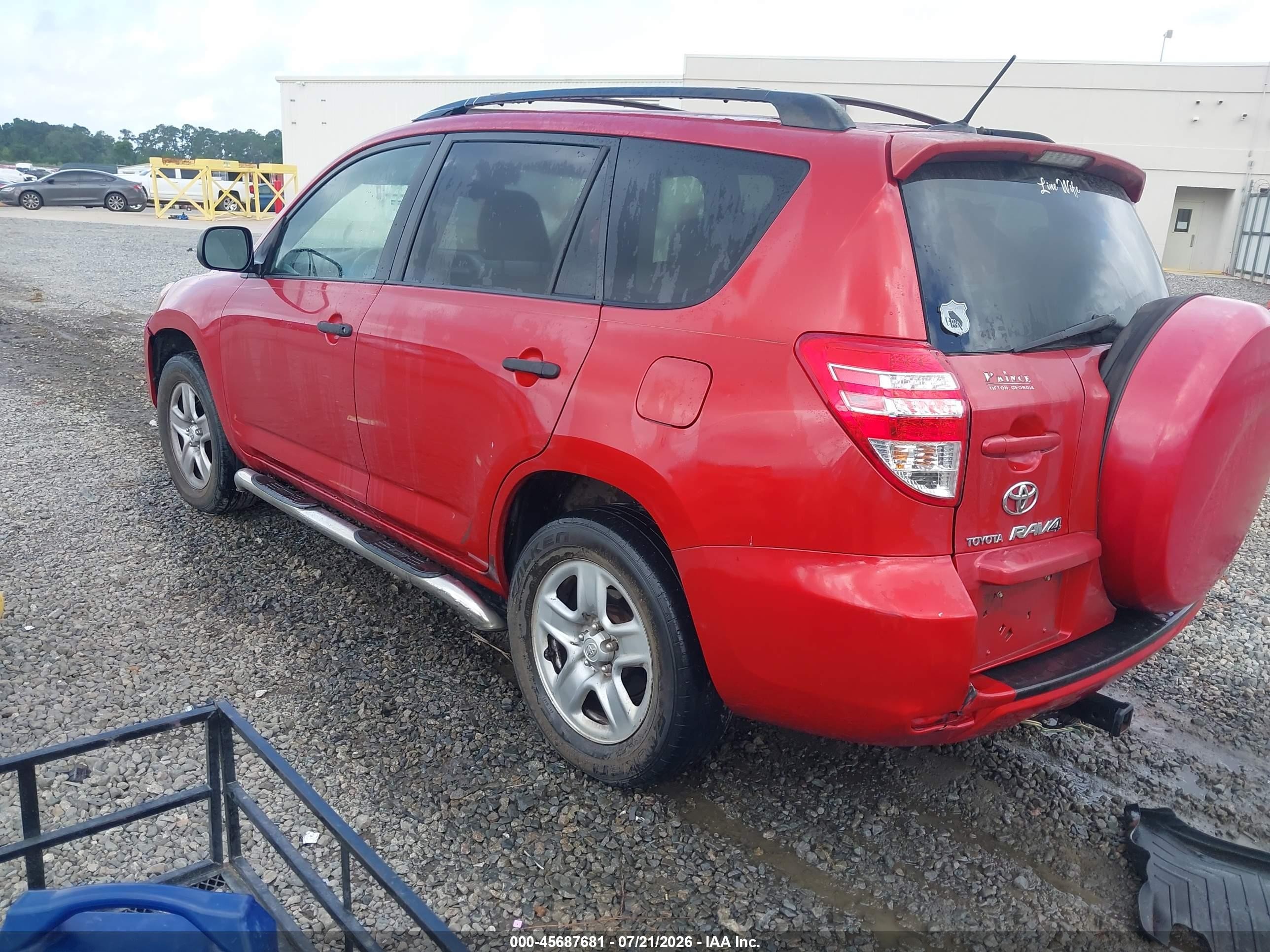 2010 Toyota Rav4   Red vin: JTMZF4DV6AD018869
