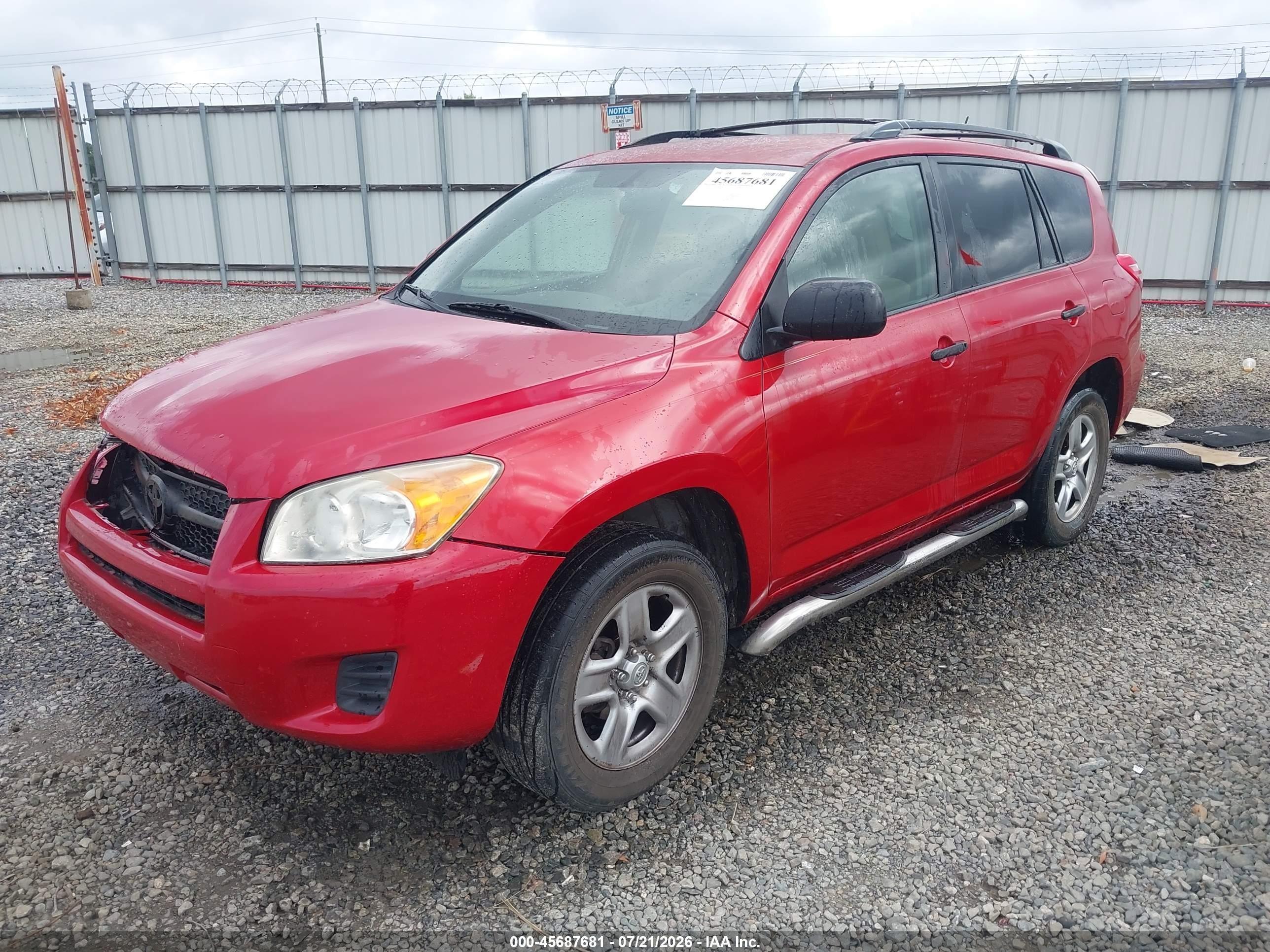 2010 Toyota Rav4   Red vin: JTMZF4DV6AD018869