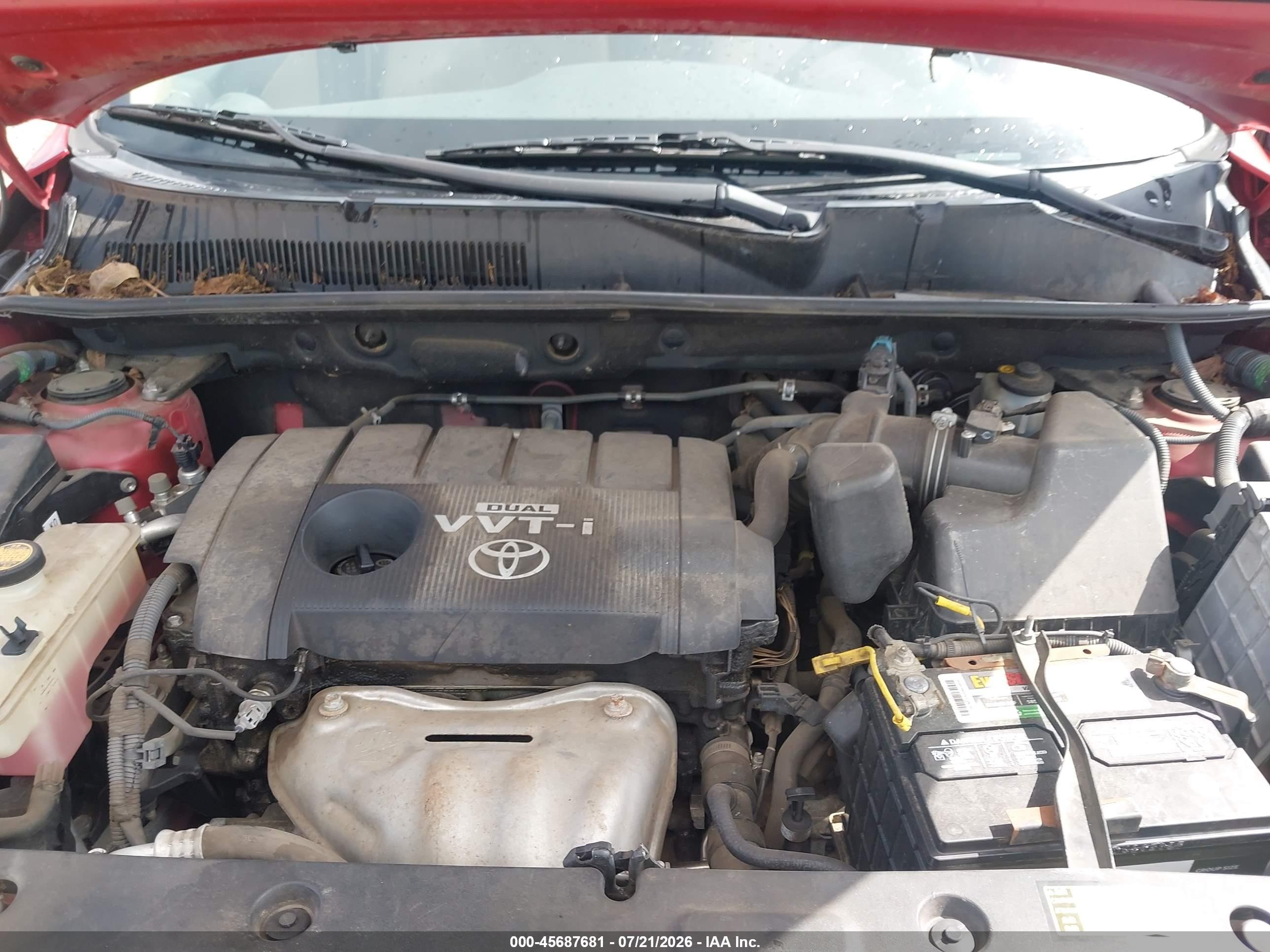 2010 Toyota Rav4   Red vin: JTMZF4DV6AD018869