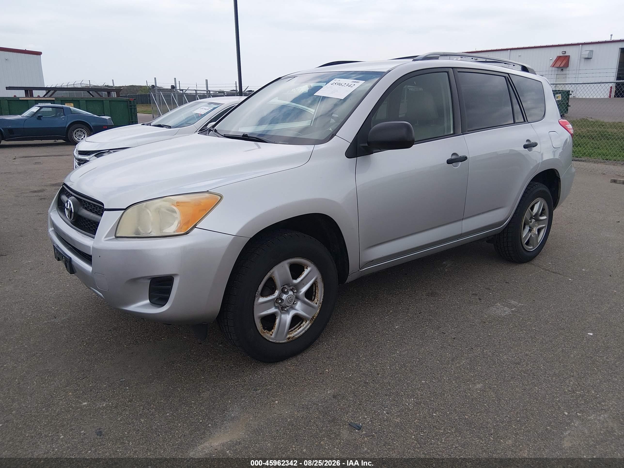 2010 Toyota Rav4   Silver vin: JTMZF4DV6AD020265