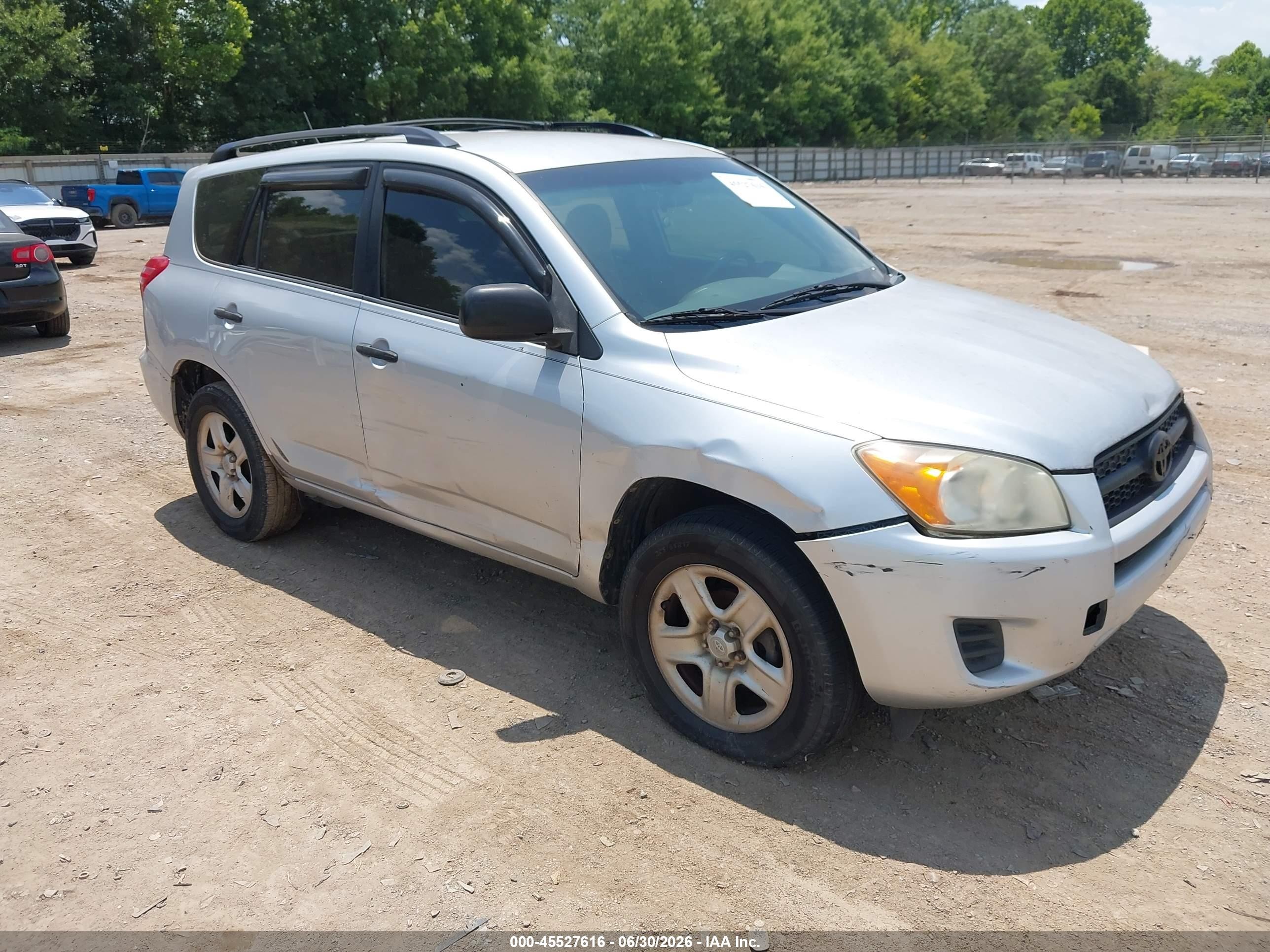2010 Toyota Rav4   Silver vin: JTMZF4DV6AD024851