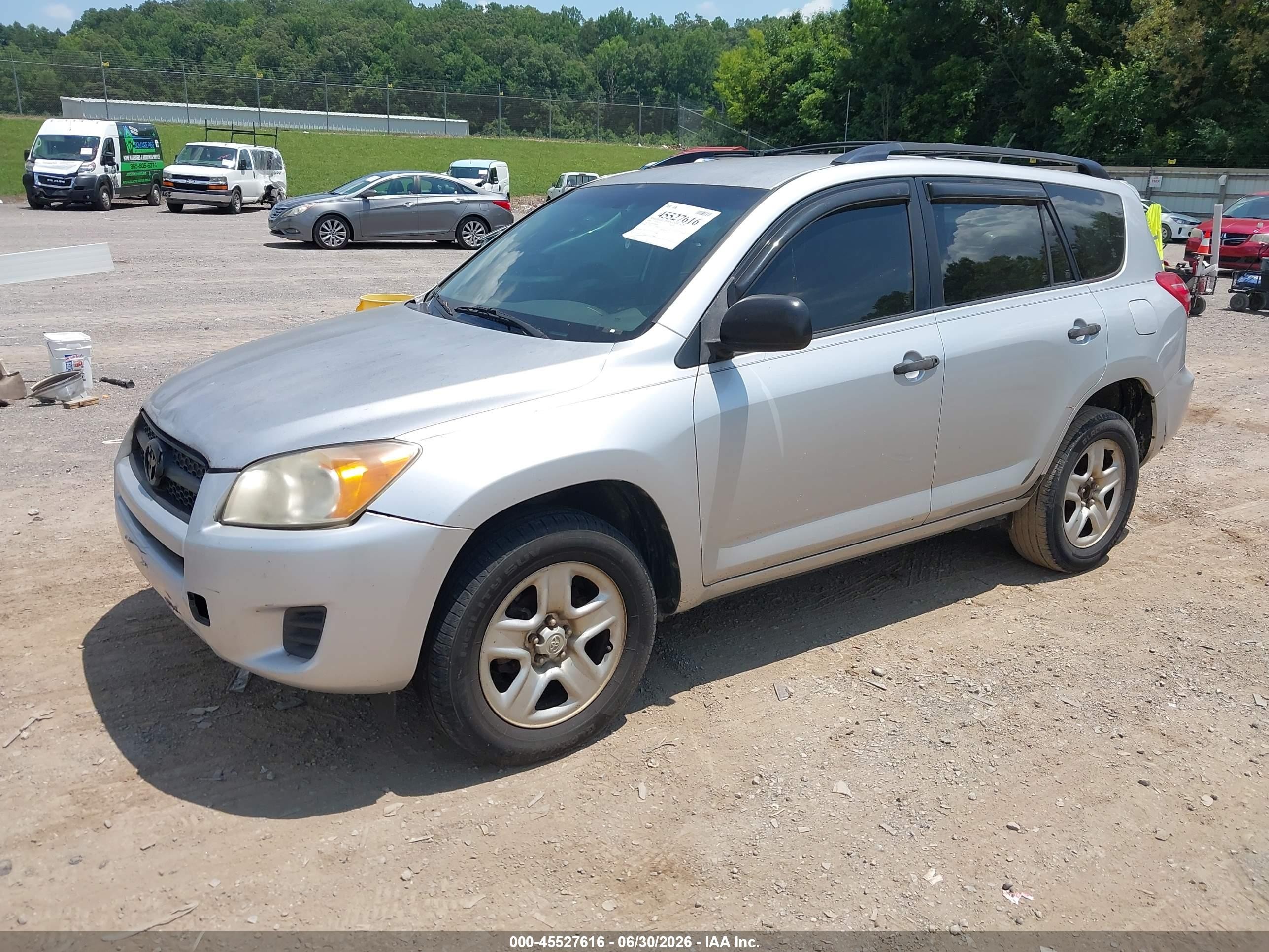 2010 Toyota Rav4   Silver vin: JTMZF4DV6AD024851