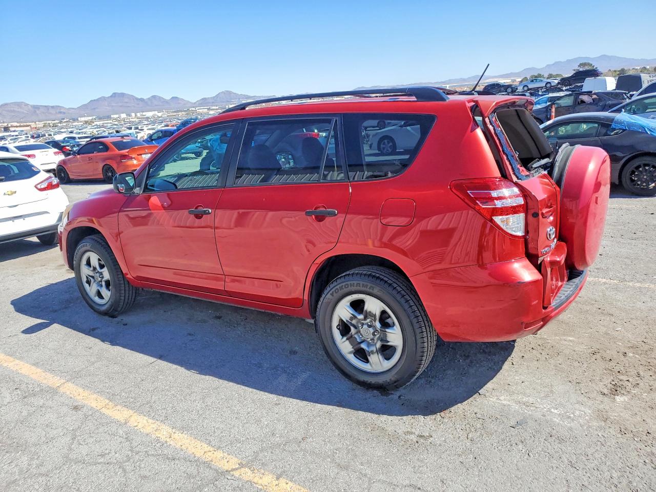2010 Toyota Rav4 Base Red vin: JTMZF4DV7A5025002