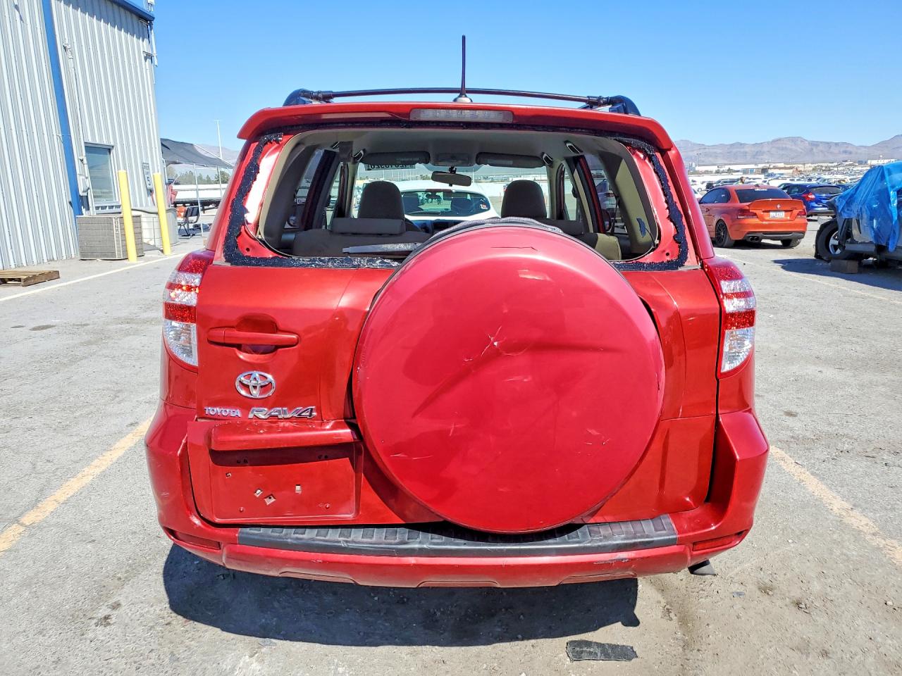 2010 Toyota Rav4 Base Red vin: JTMZF4DV7A5025002