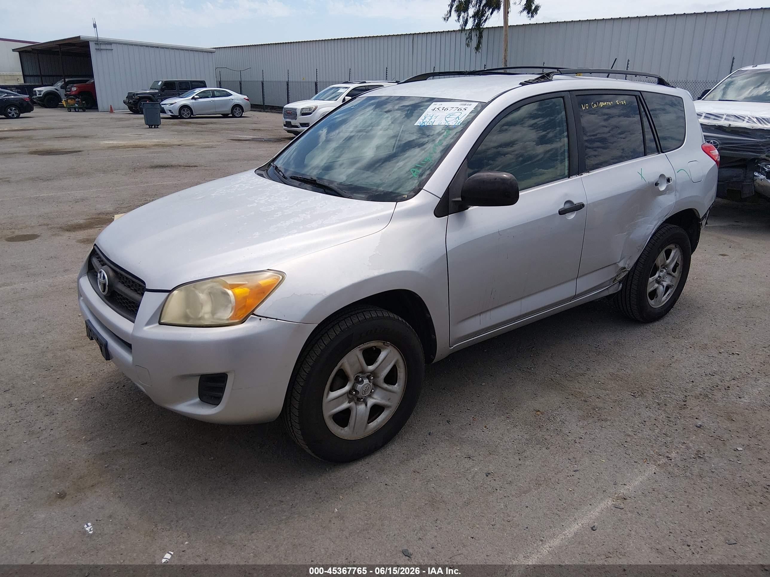 2010 Toyota Rav4 Silver vin: JTMZF4DV7AD019965