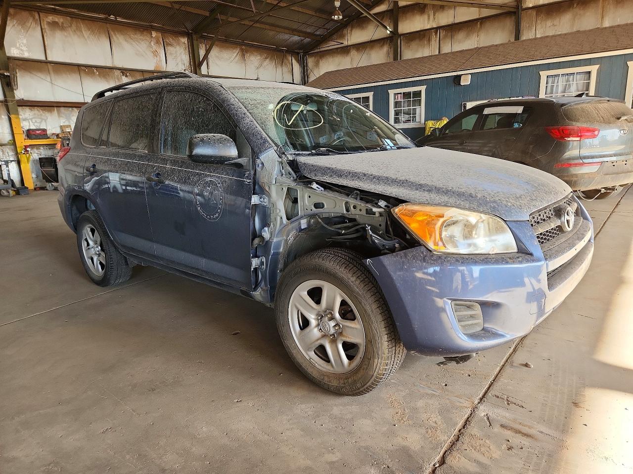 2010 Toyota Rav4 Base Blue vin: JTMZF4DV7AD027239