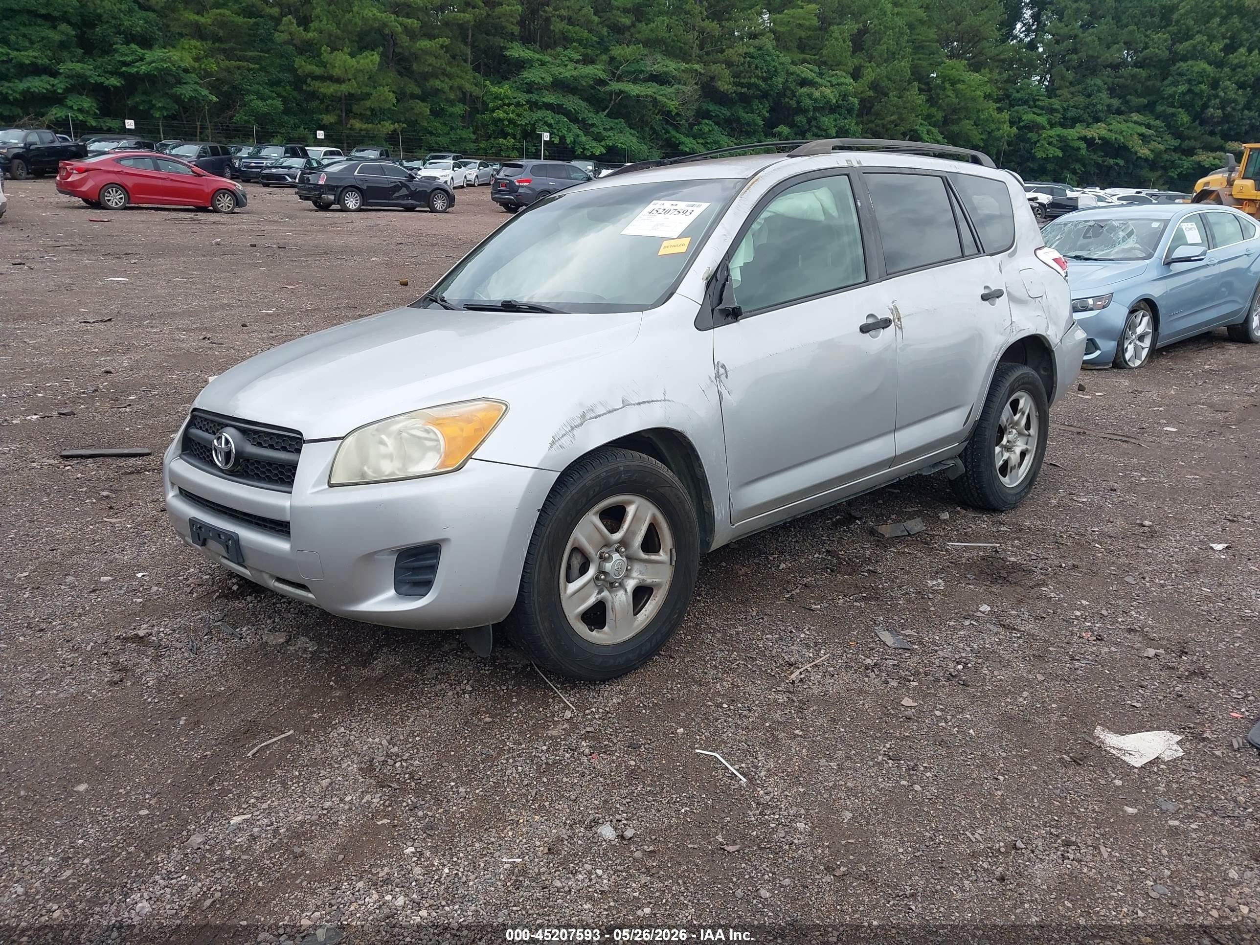 2011 Toyota Rav4   Silver vin: JTMZF4DV7B5036065