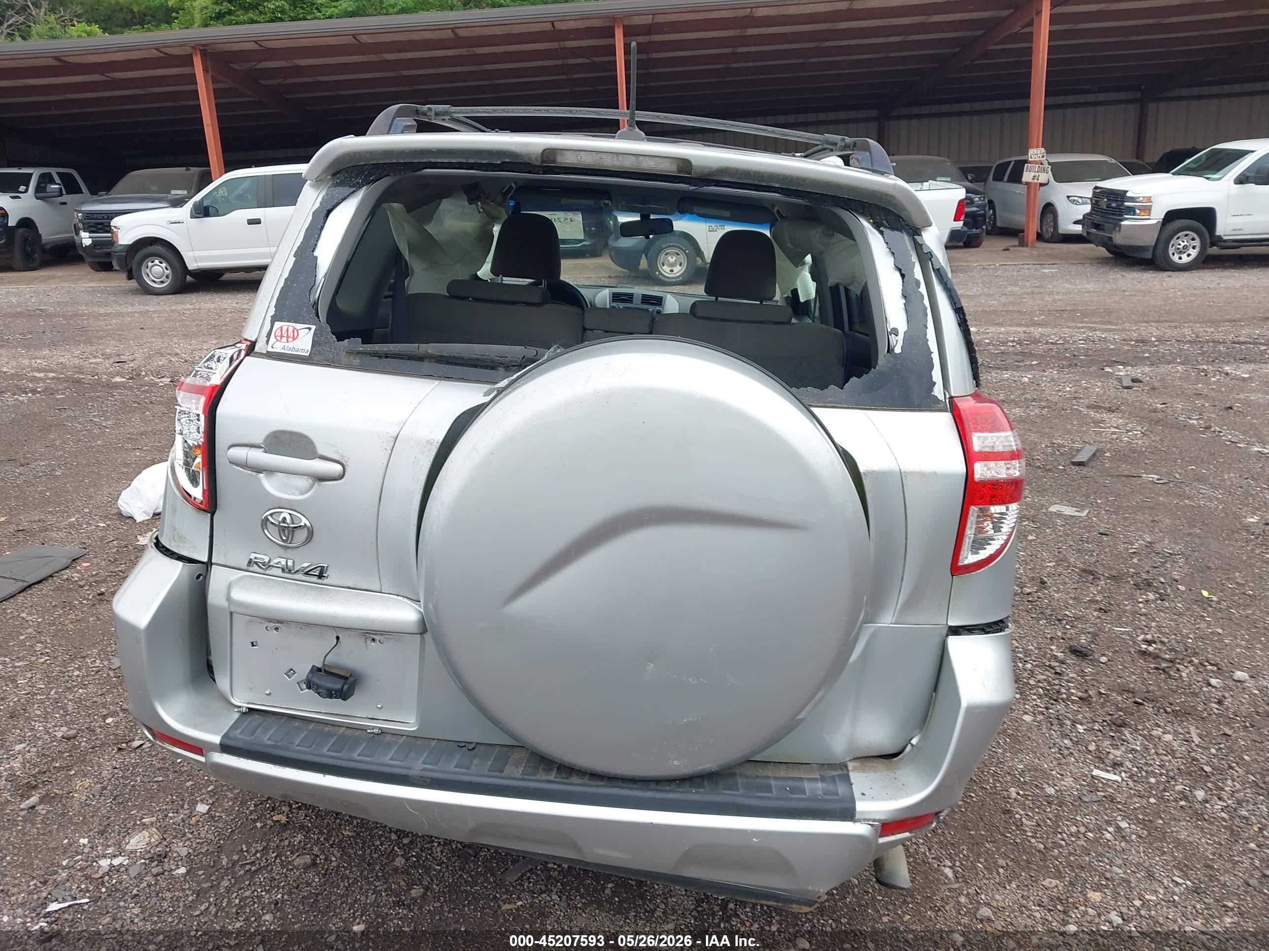 2011 Toyota Rav4   Silver vin: JTMZF4DV7B5036065