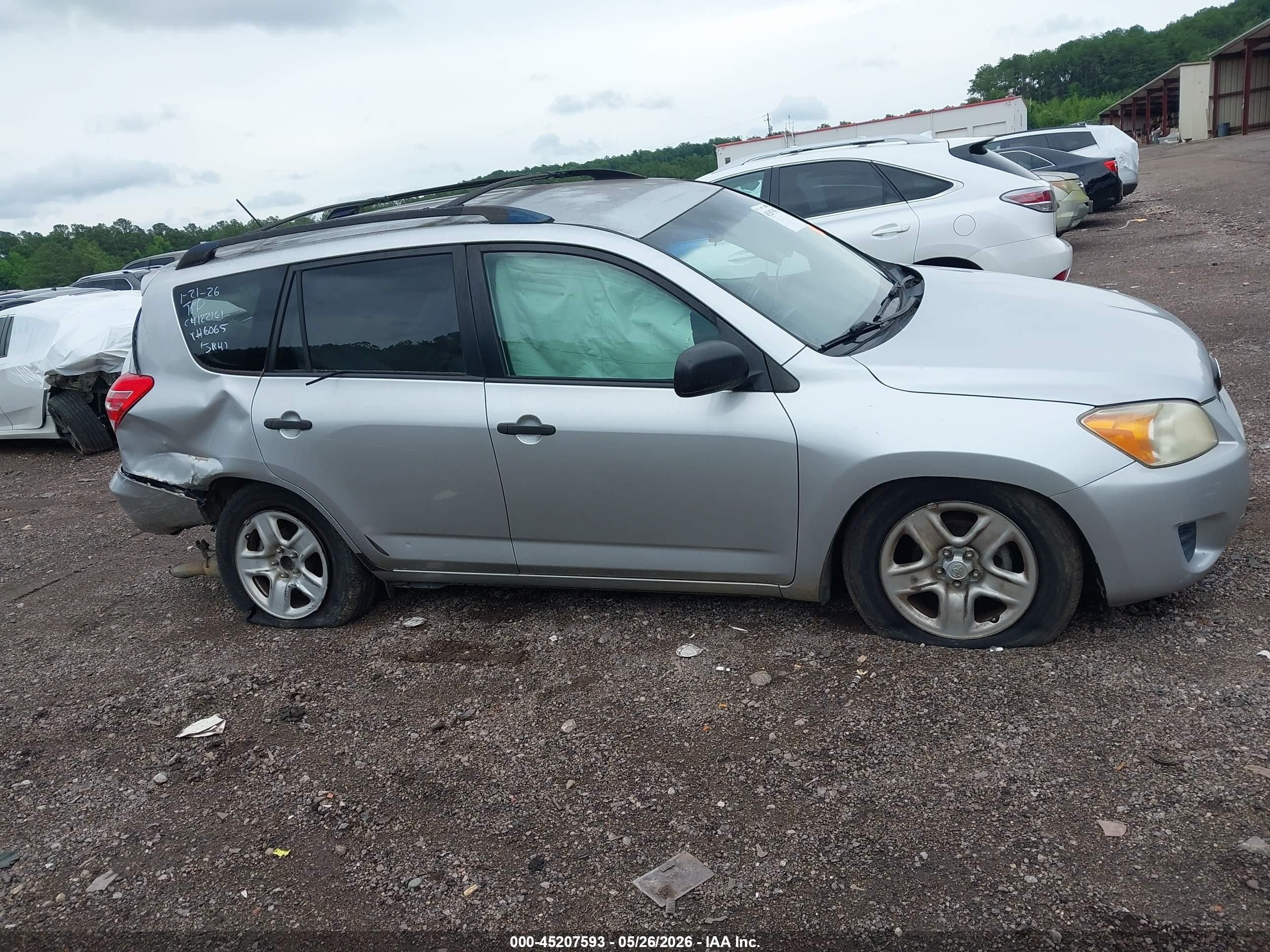 2011 Toyota Rav4   Silver vin: JTMZF4DV7B5036065