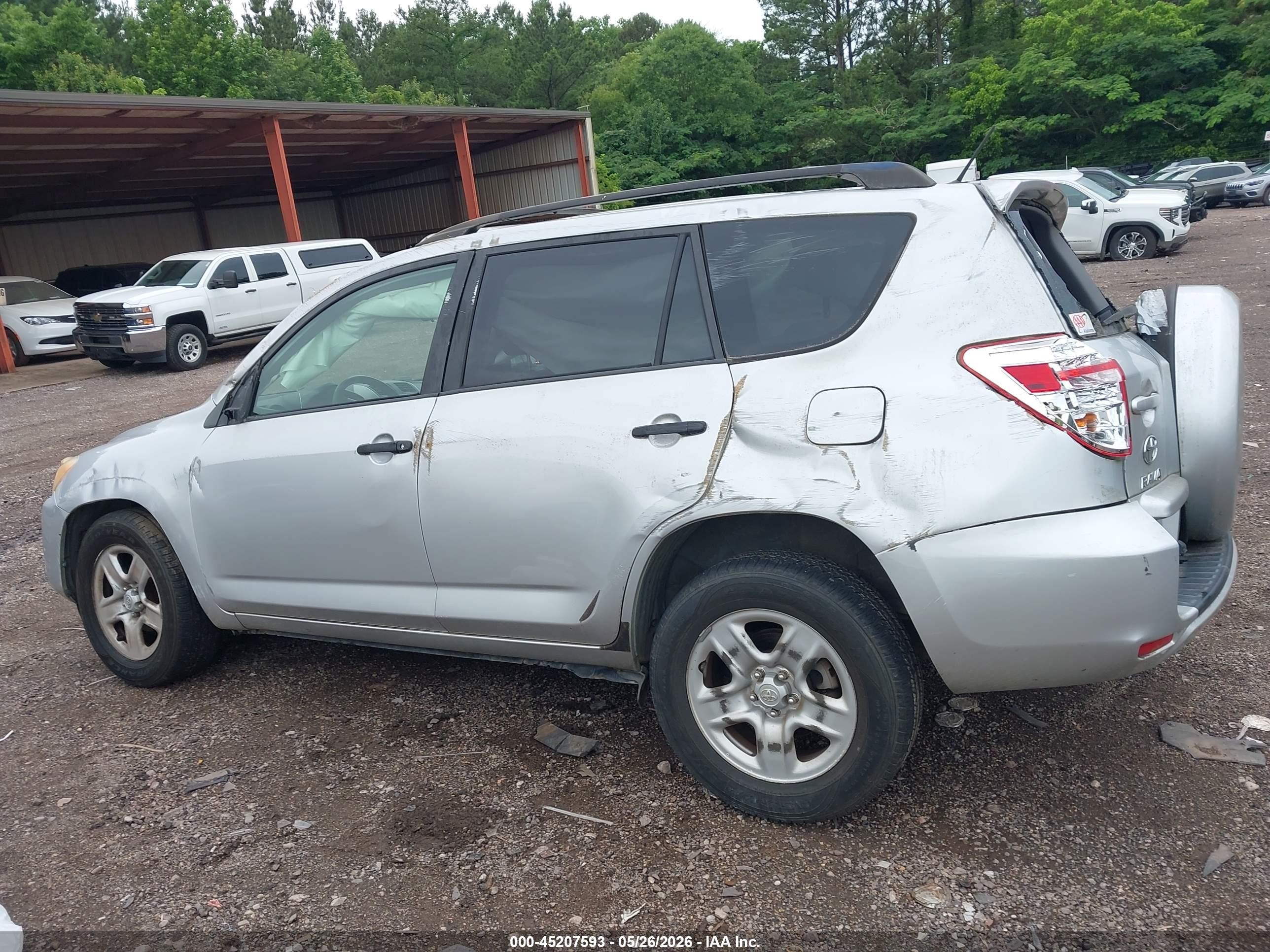 2011 Toyota Rav4   Silver vin: JTMZF4DV7B5036065