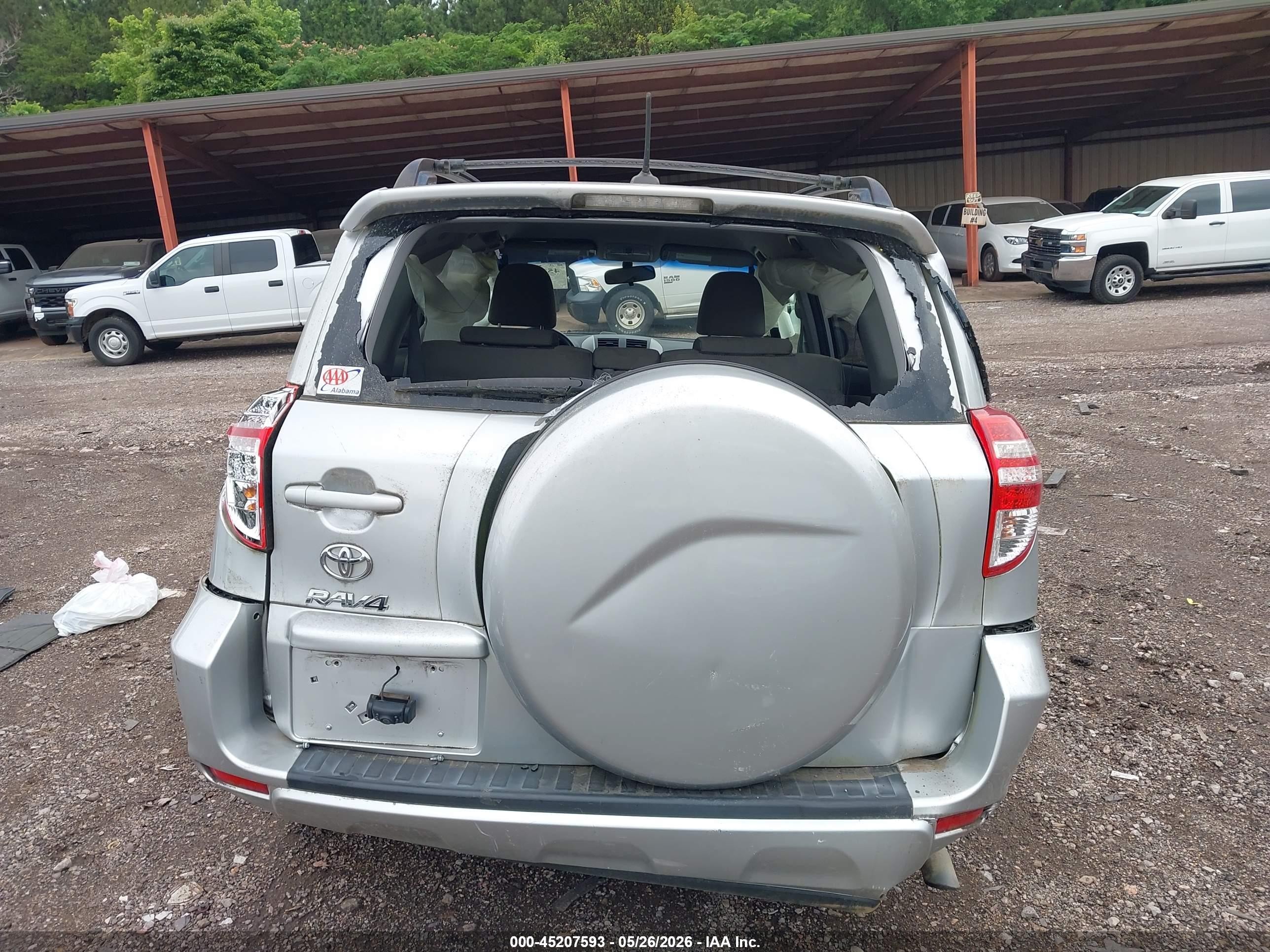 2011 Toyota Rav4   Silver vin: JTMZF4DV7B5036065