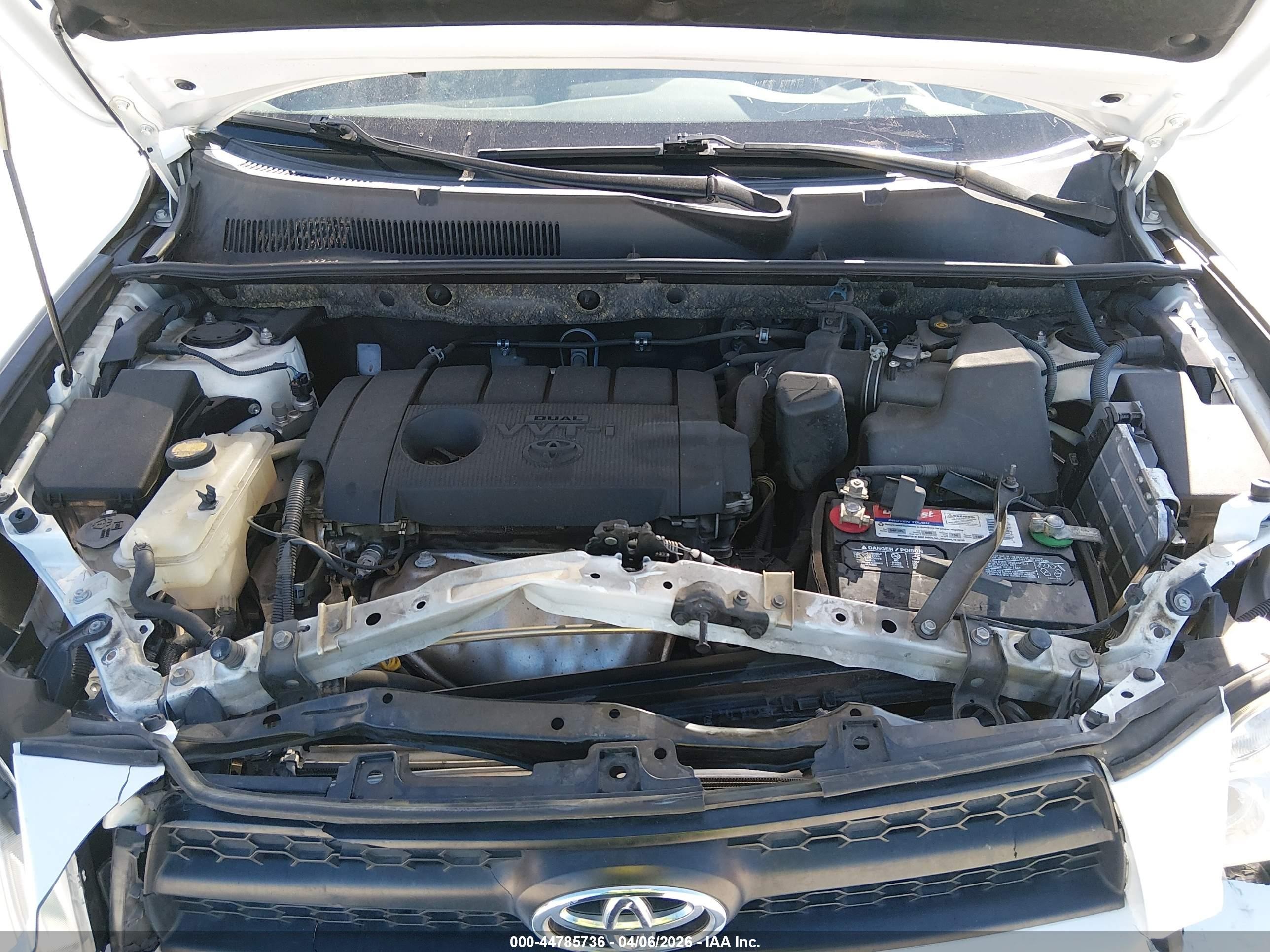 2012 Toyota Rav4   White vin: JTMZF4DV7C5044779