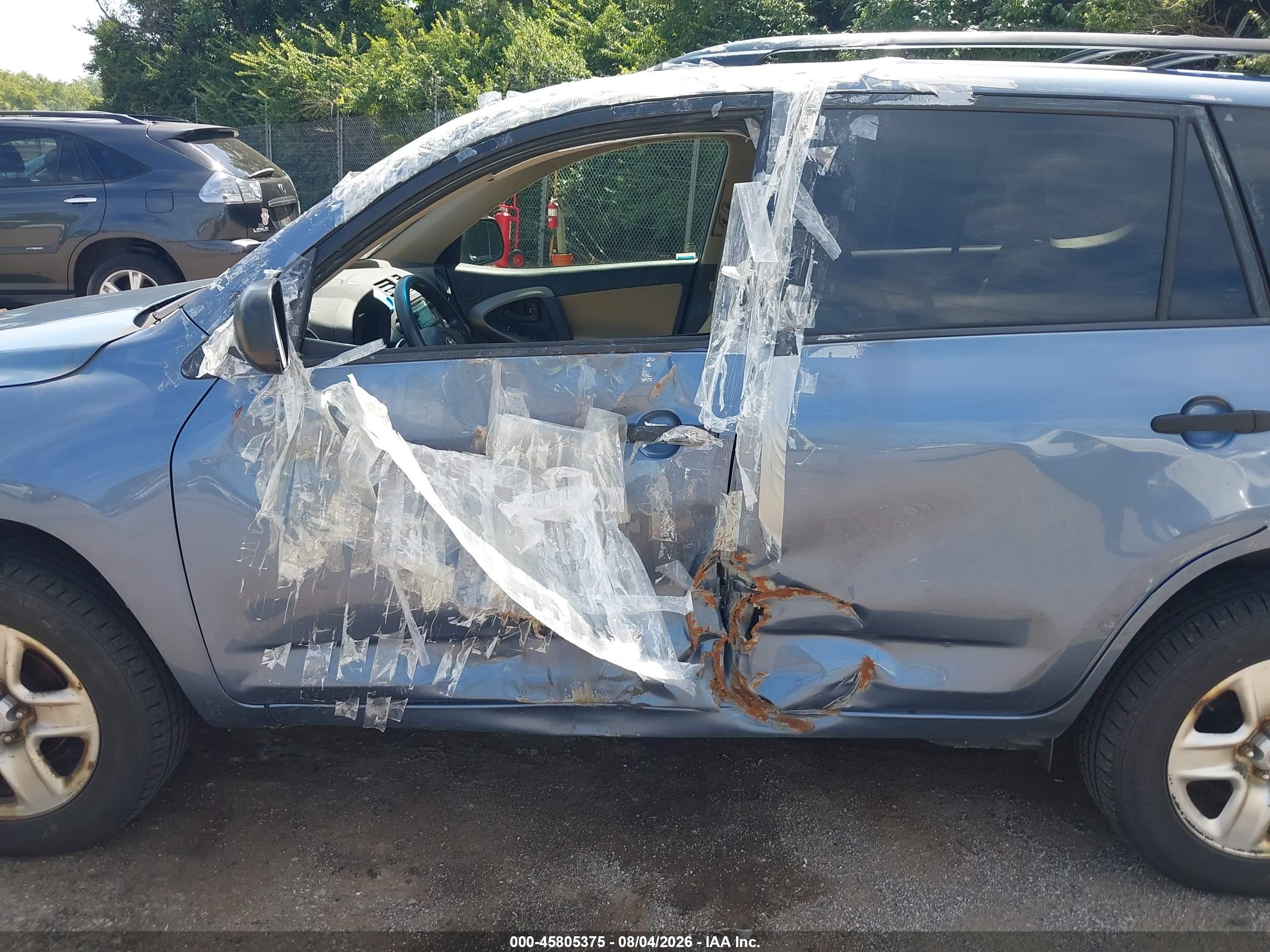 2012 Toyota Rav4   Blue vin: JTMZF4DV7CD032637