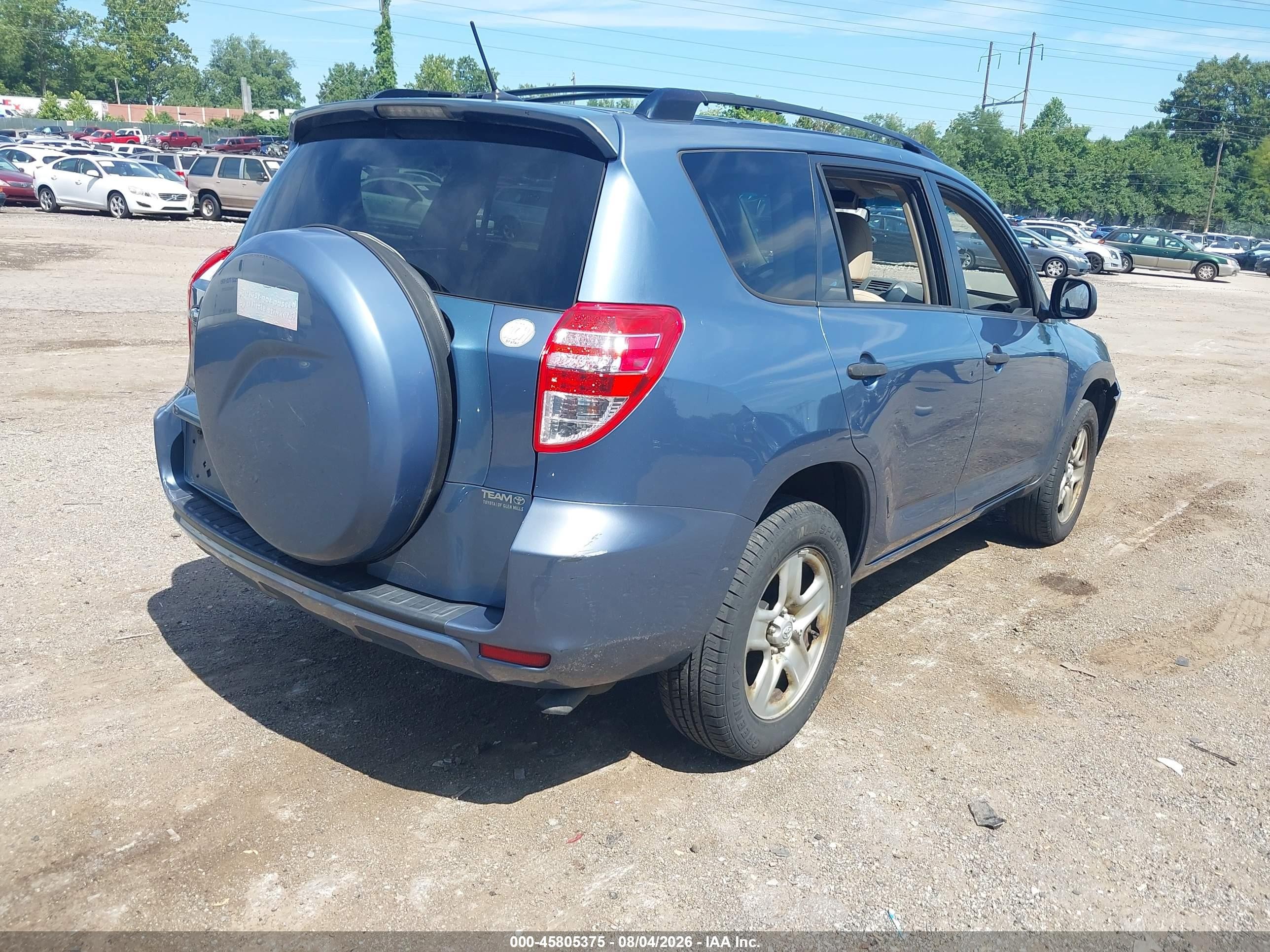 2012 Toyota Rav4   Blue vin: JTMZF4DV7CD032637