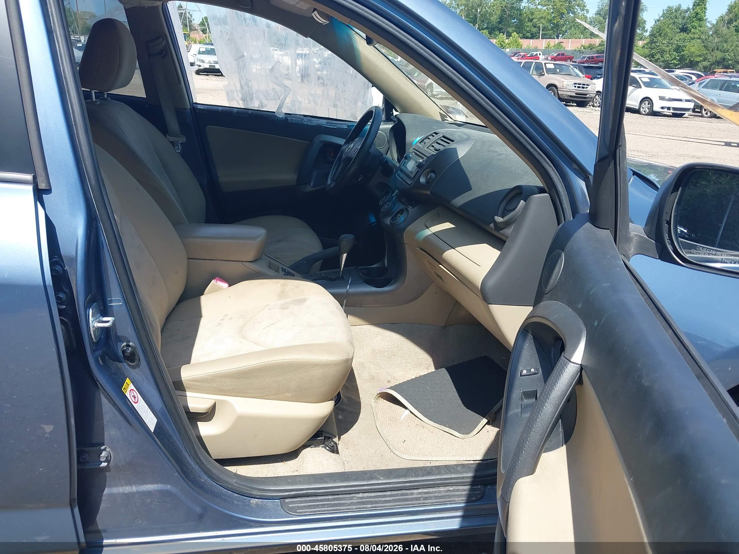 2012 Toyota Rav4   Blue vin: JTMZF4DV7CD032637