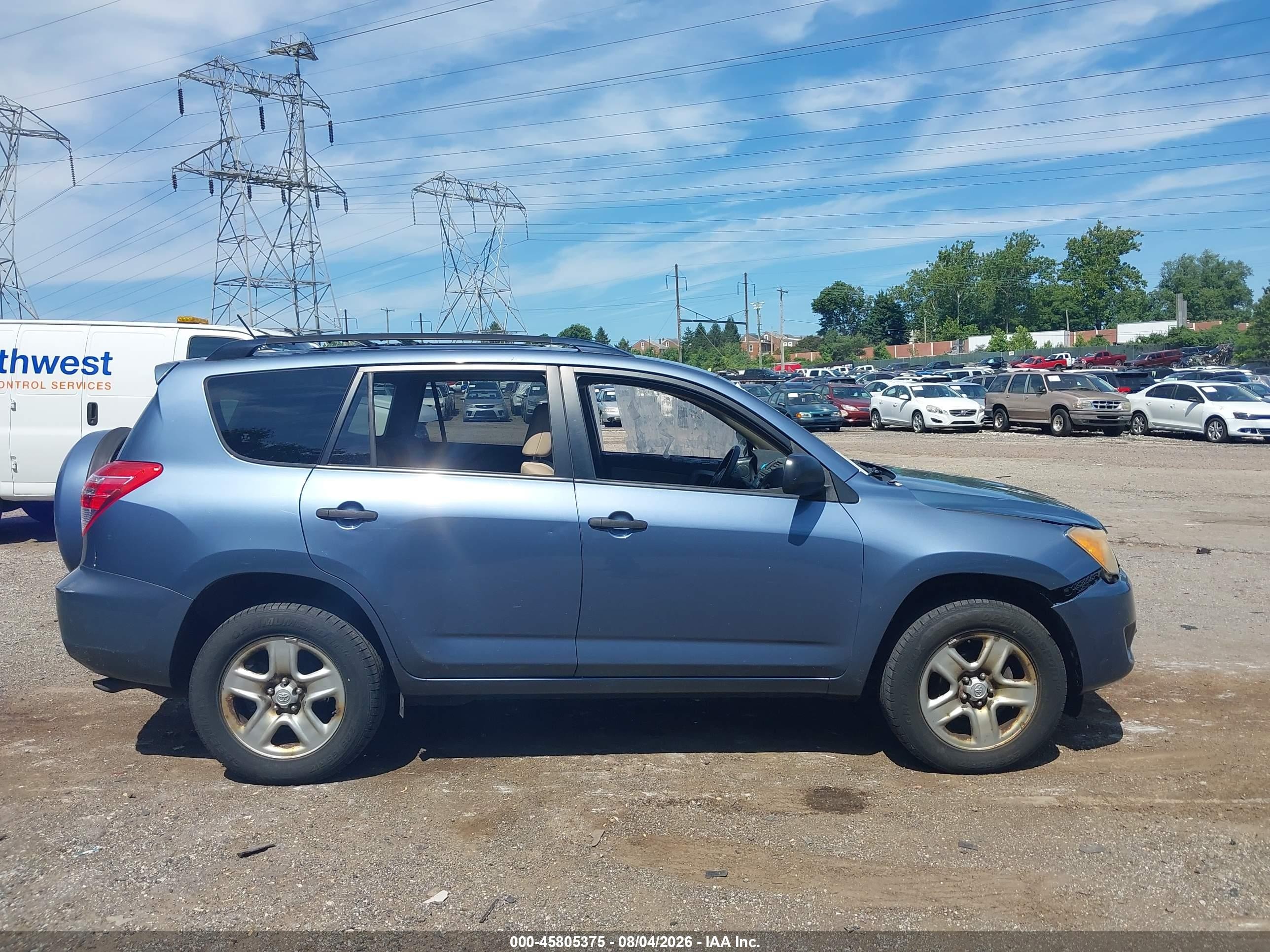 2012 Toyota Rav4   Blue vin: JTMZF4DV7CD032637