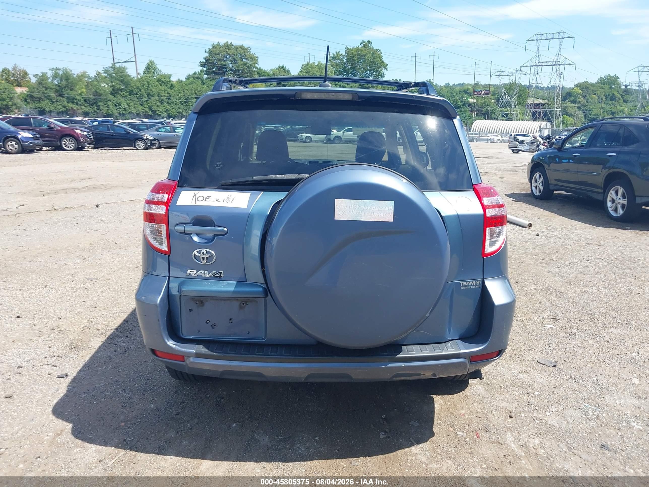 2012 Toyota Rav4   Blue vin: JTMZF4DV7CD032637