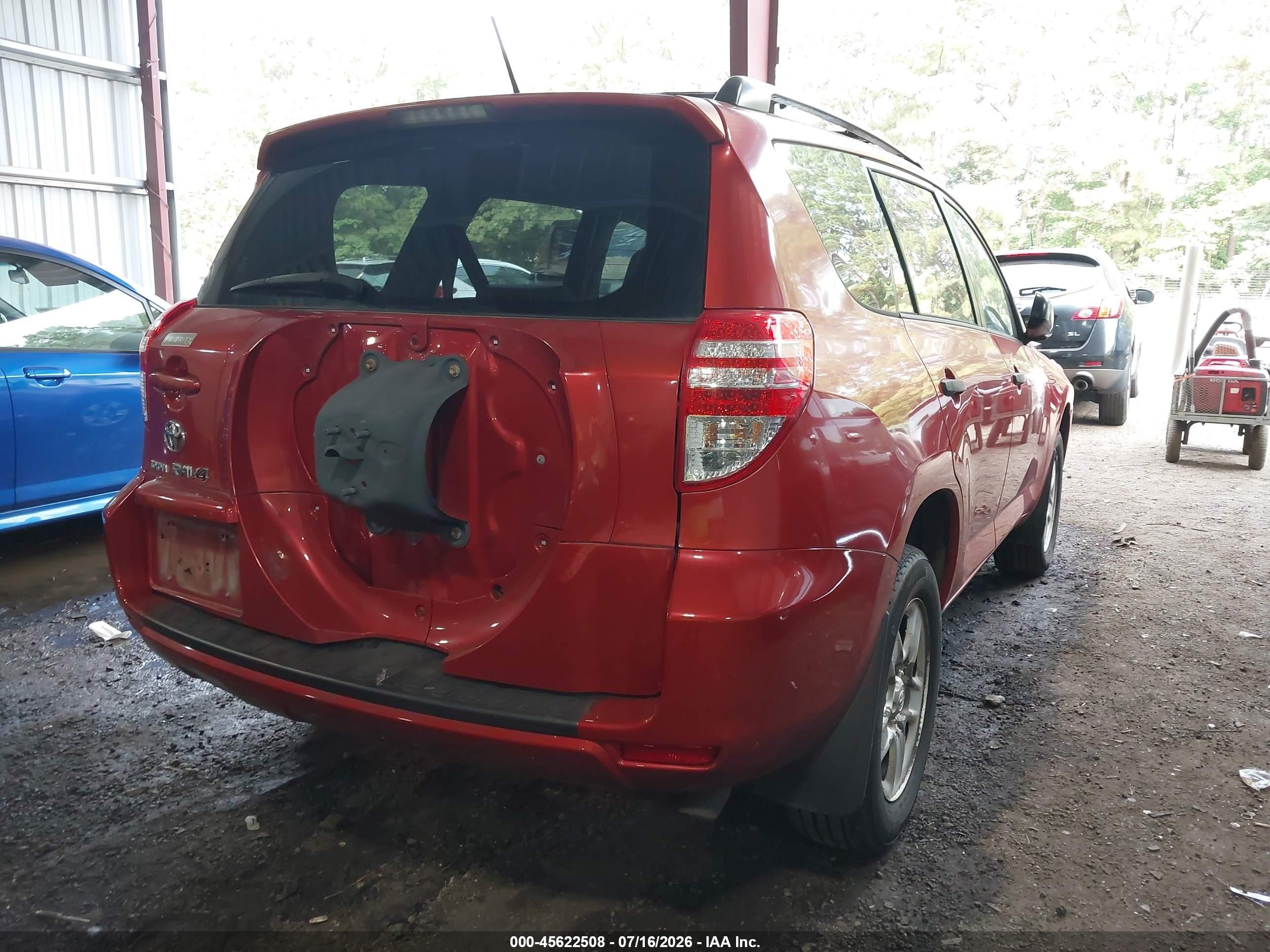 2010 Toyota Rav4   Red vin: JTMZF4DV8A5019774