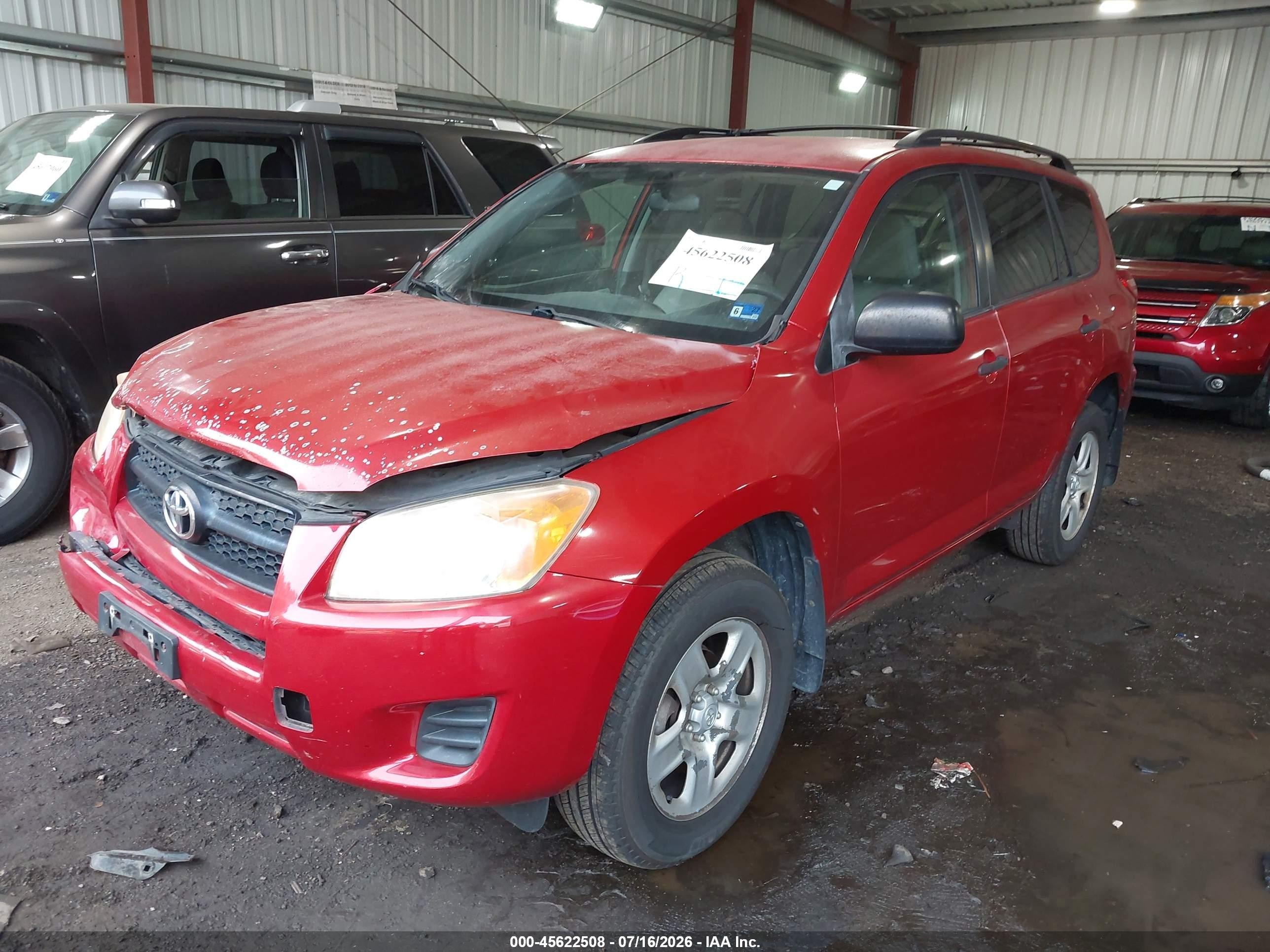 2010 Toyota Rav4   Red vin: JTMZF4DV8A5019774