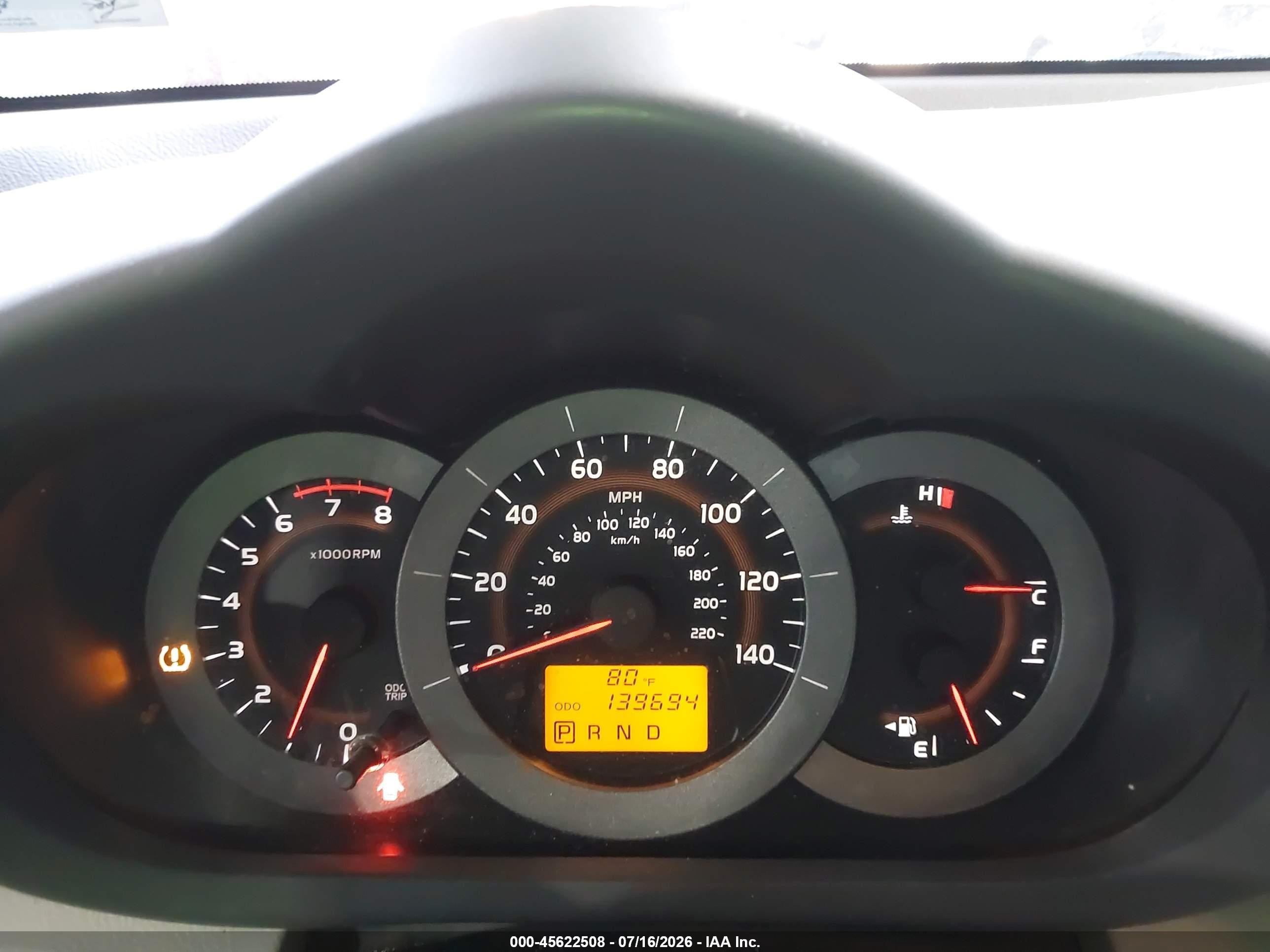 2010 Toyota Rav4   Red vin: JTMZF4DV8A5019774