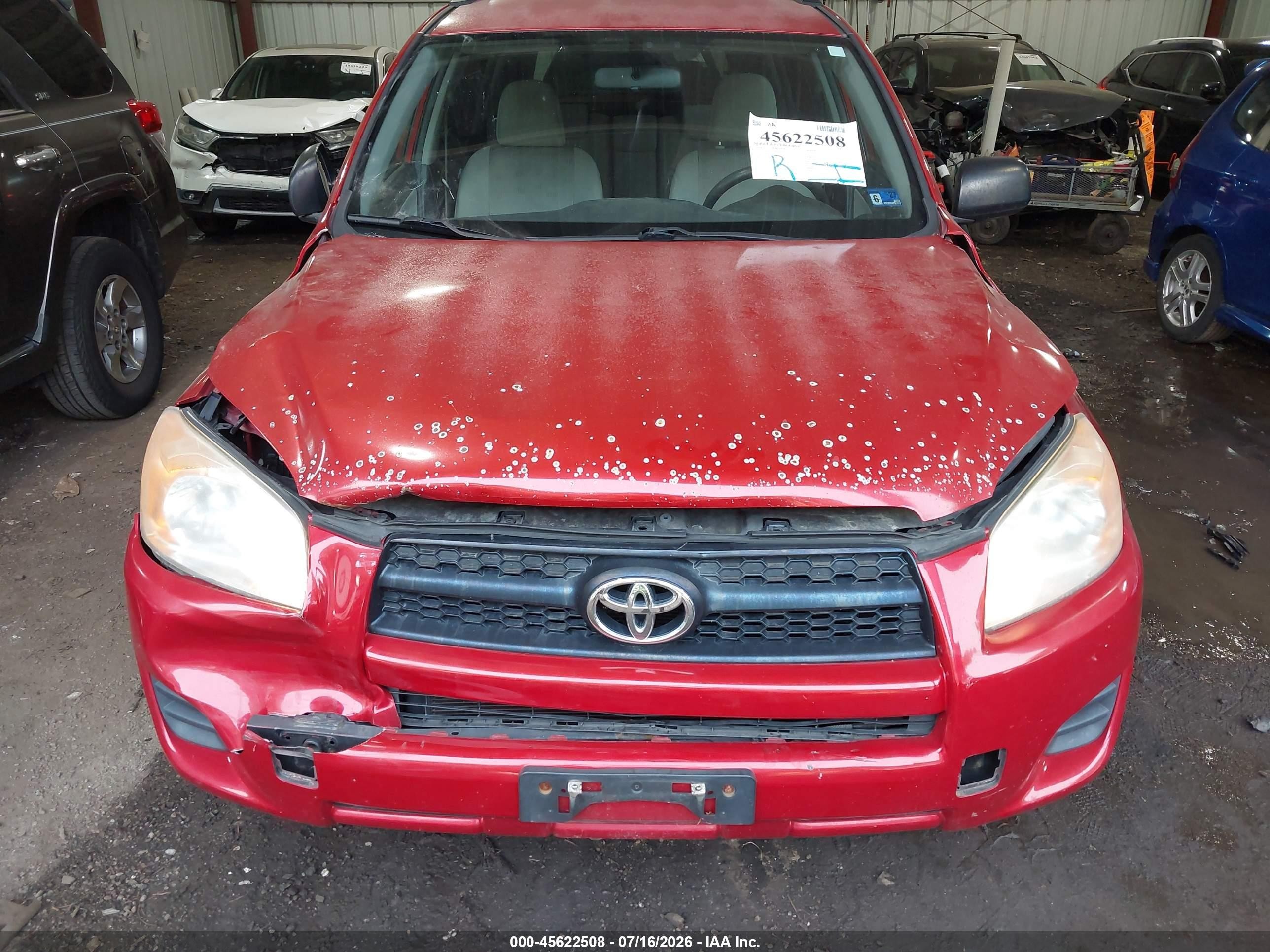2010 Toyota Rav4   Red vin: JTMZF4DV8A5019774