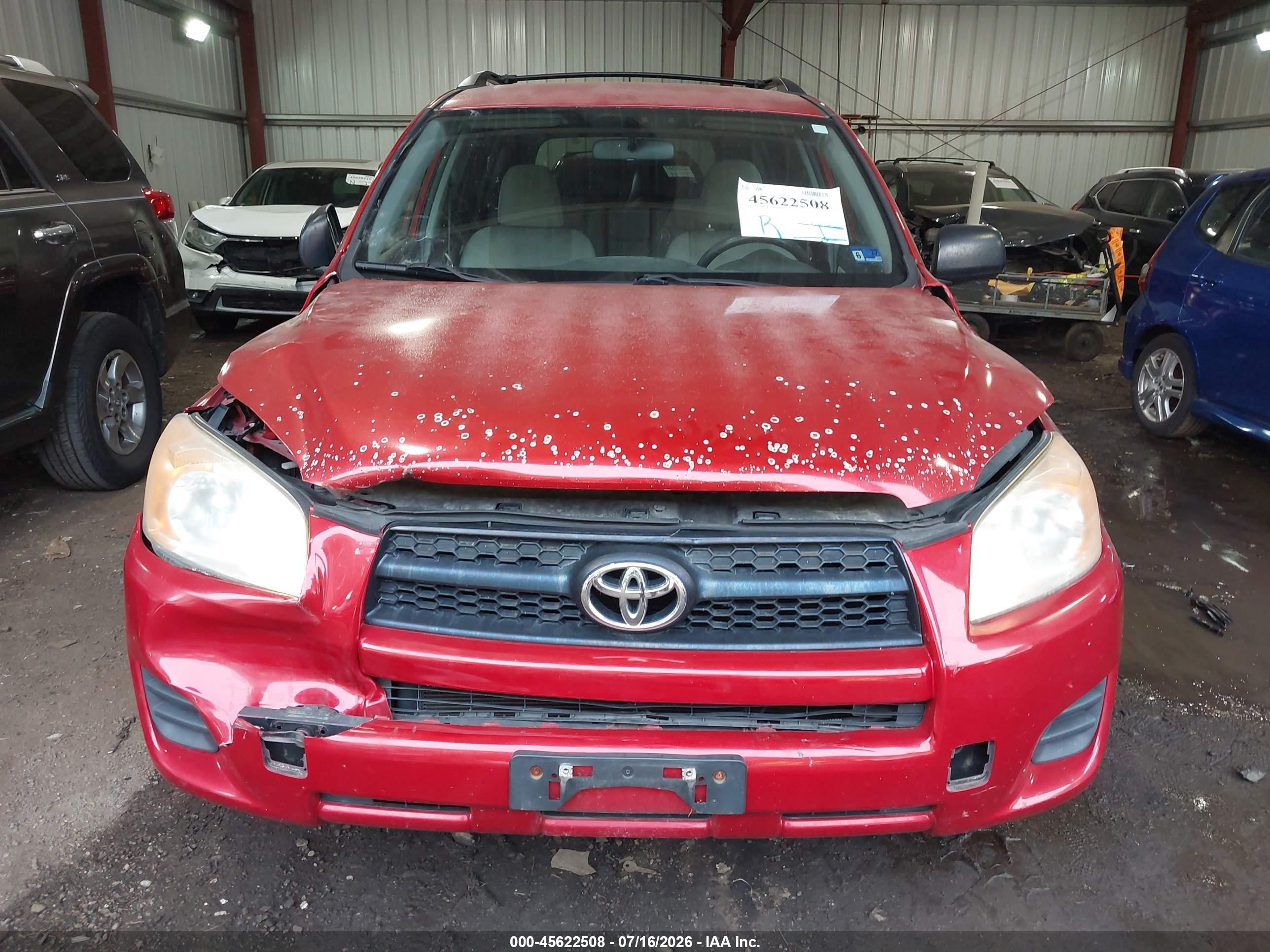2010 Toyota Rav4   Red vin: JTMZF4DV8A5019774