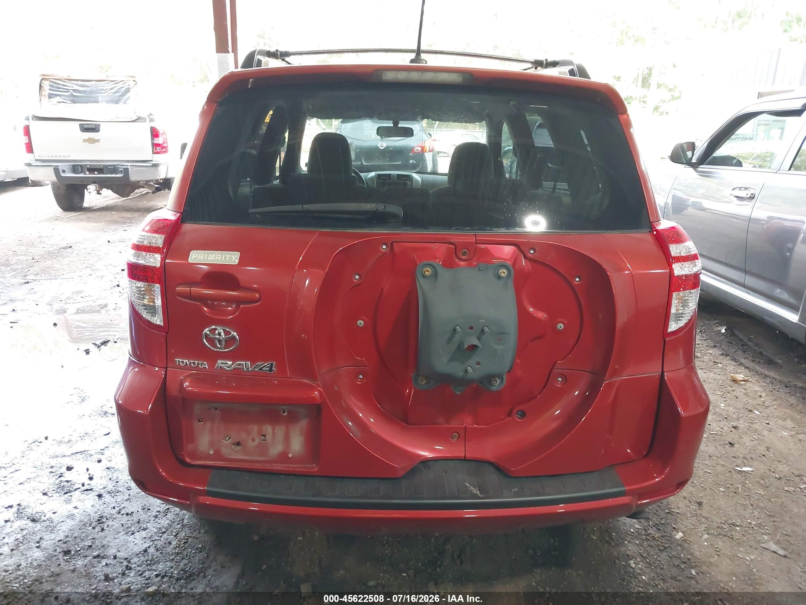 2010 Toyota Rav4   Red vin: JTMZF4DV8A5019774