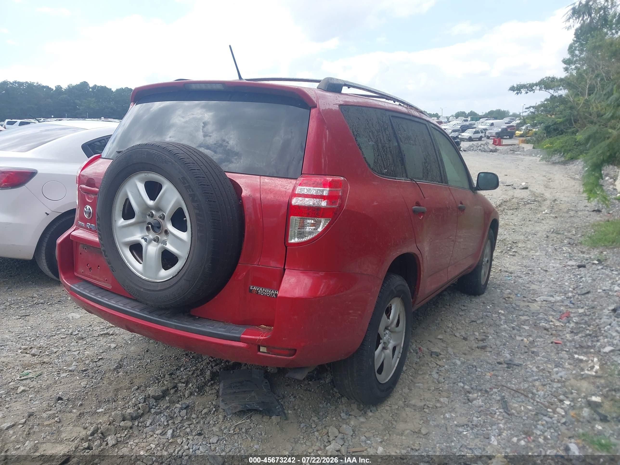 2010 Toyota Rav4   Red vin: JTMZF4DV8A5024084