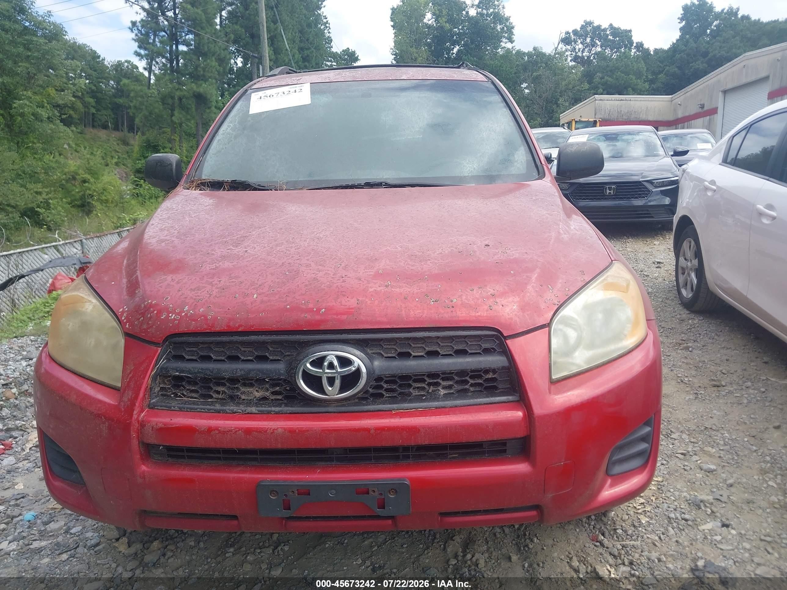 2010 Toyota Rav4   Red vin: JTMZF4DV8A5024084