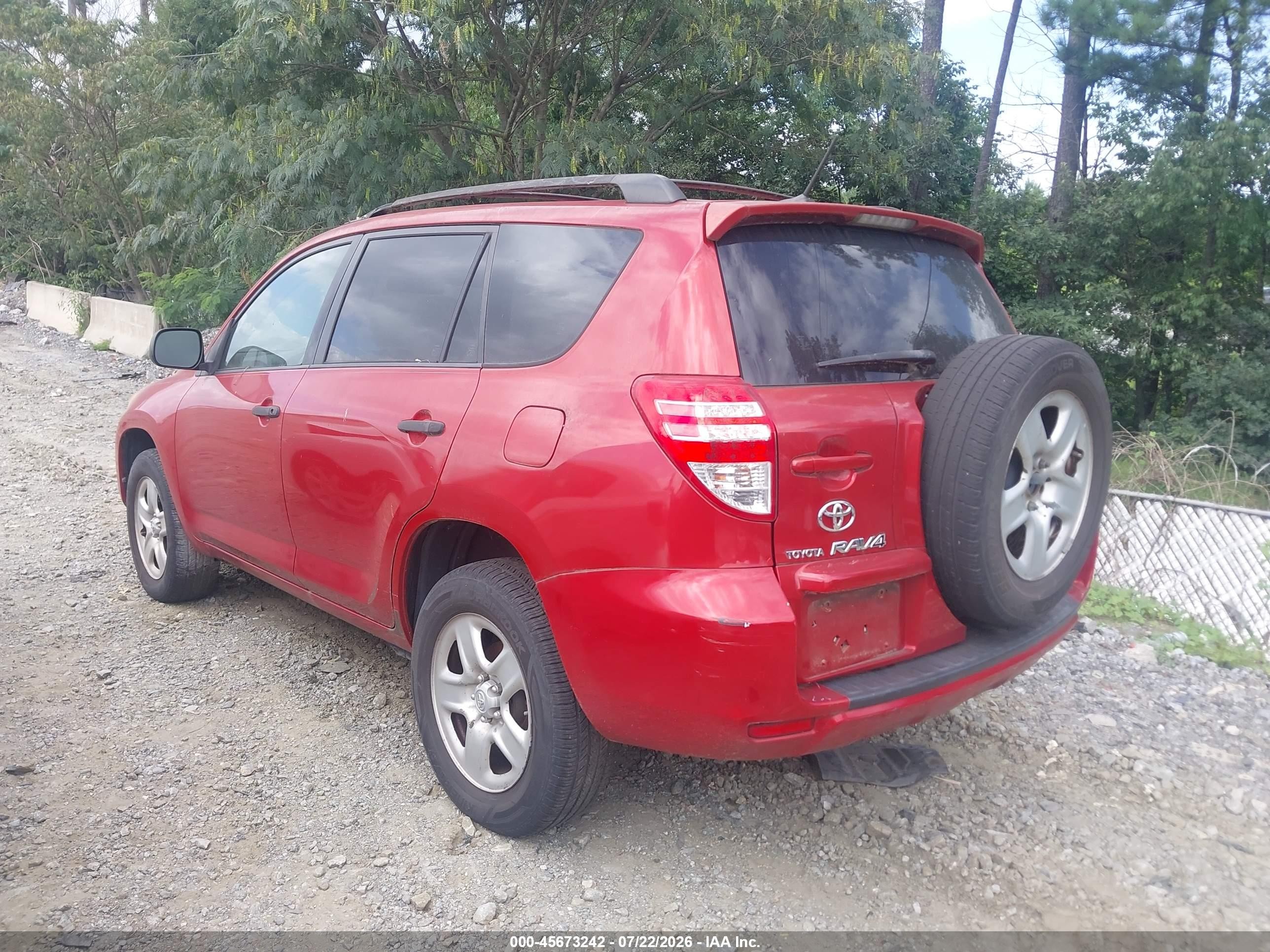 2010 Toyota Rav4   Red vin: JTMZF4DV8A5024084