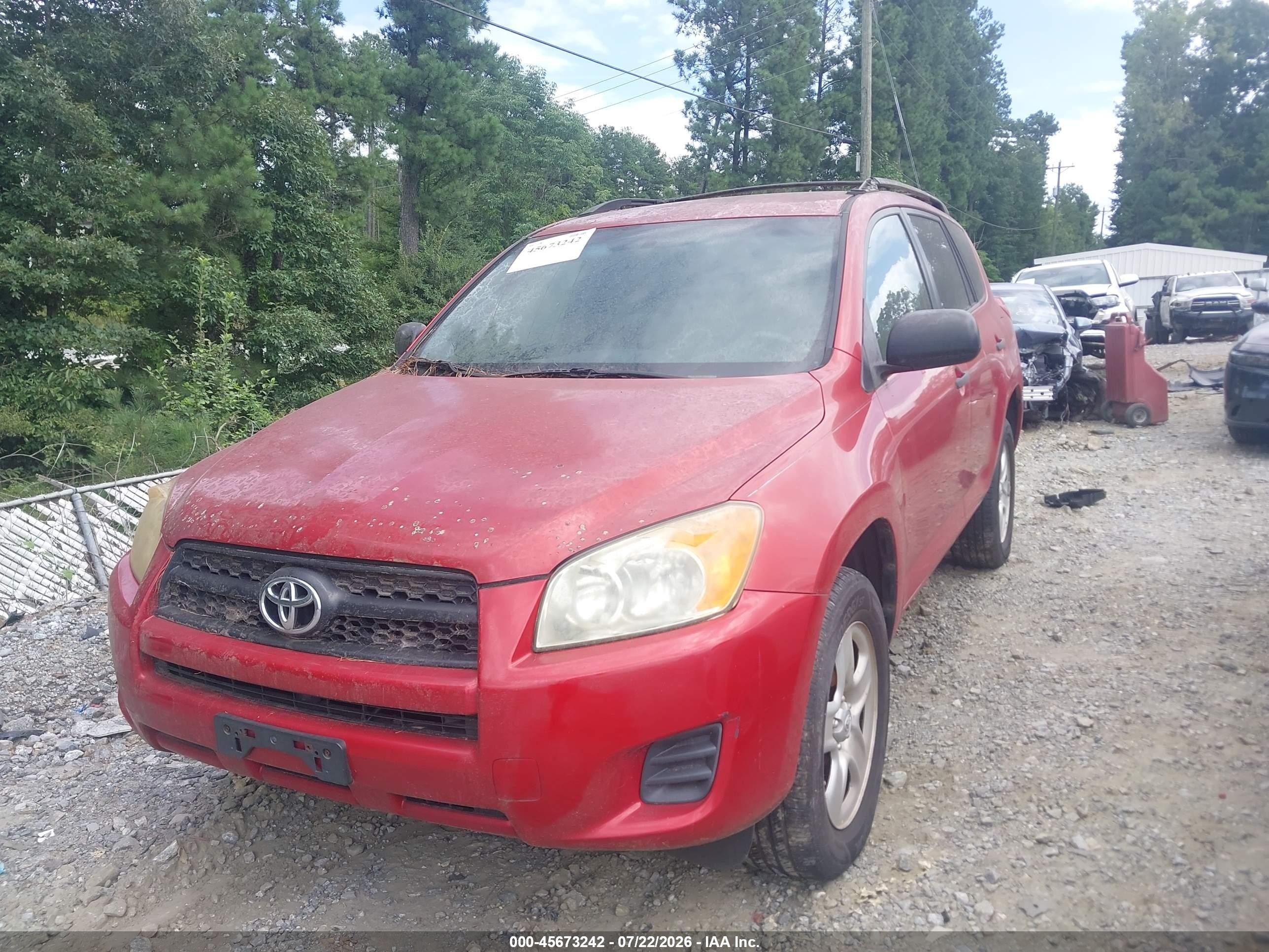 2010 Toyota Rav4   Red vin: JTMZF4DV8A5024084