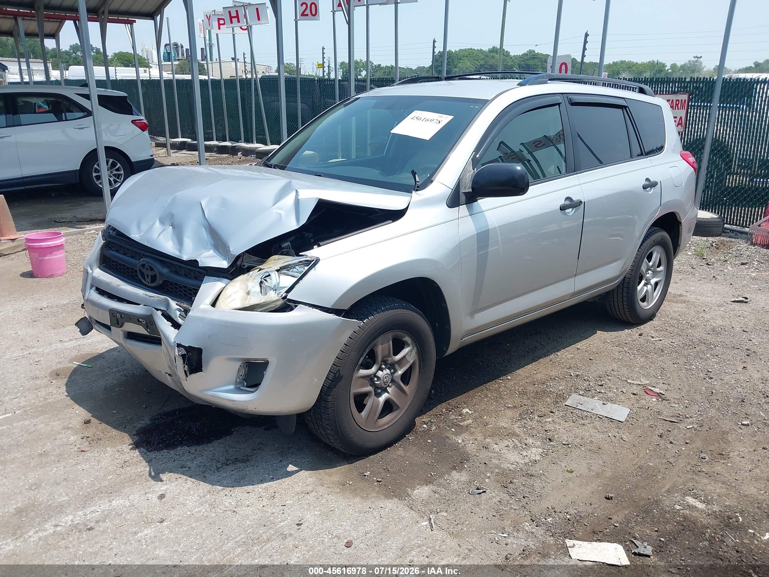 2012 Toyota Rav4   Silver vin: JTMZF4DV8C5046279