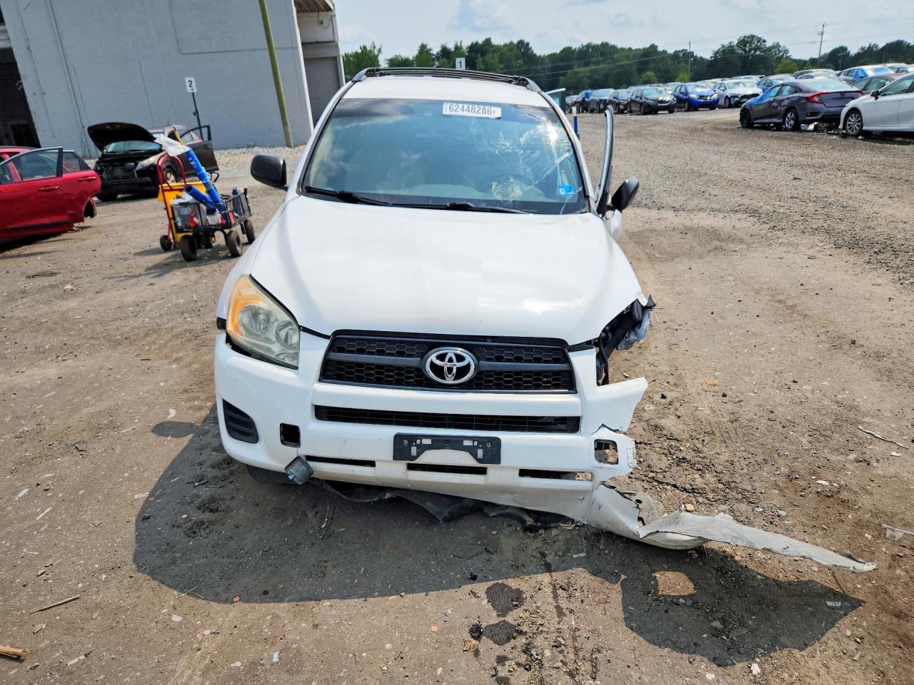 2010 Toyota Rav4 Base White vin: JTMZF4DV9A5025499