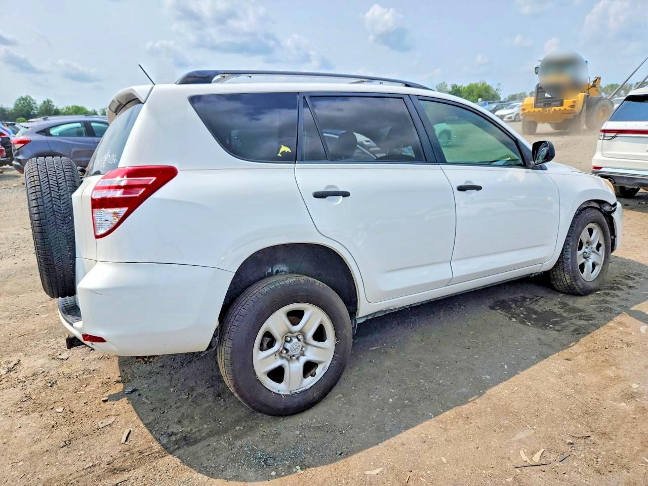 2010 Toyota Rav4 Base White vin: JTMZF4DV9A5025499