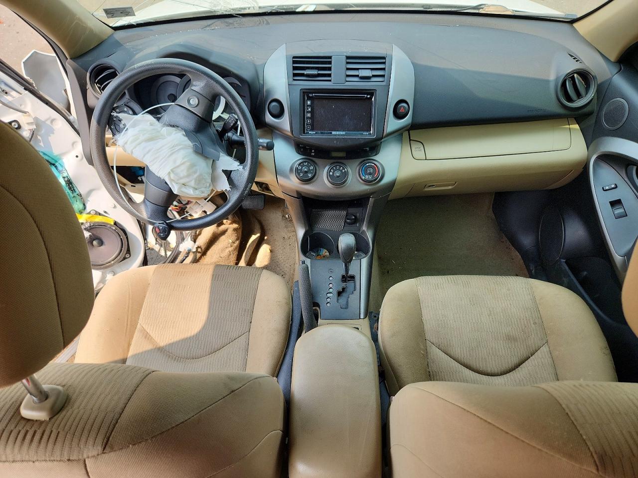 2010 Toyota Rav4 Base White vin: JTMZF4DV9A5025499