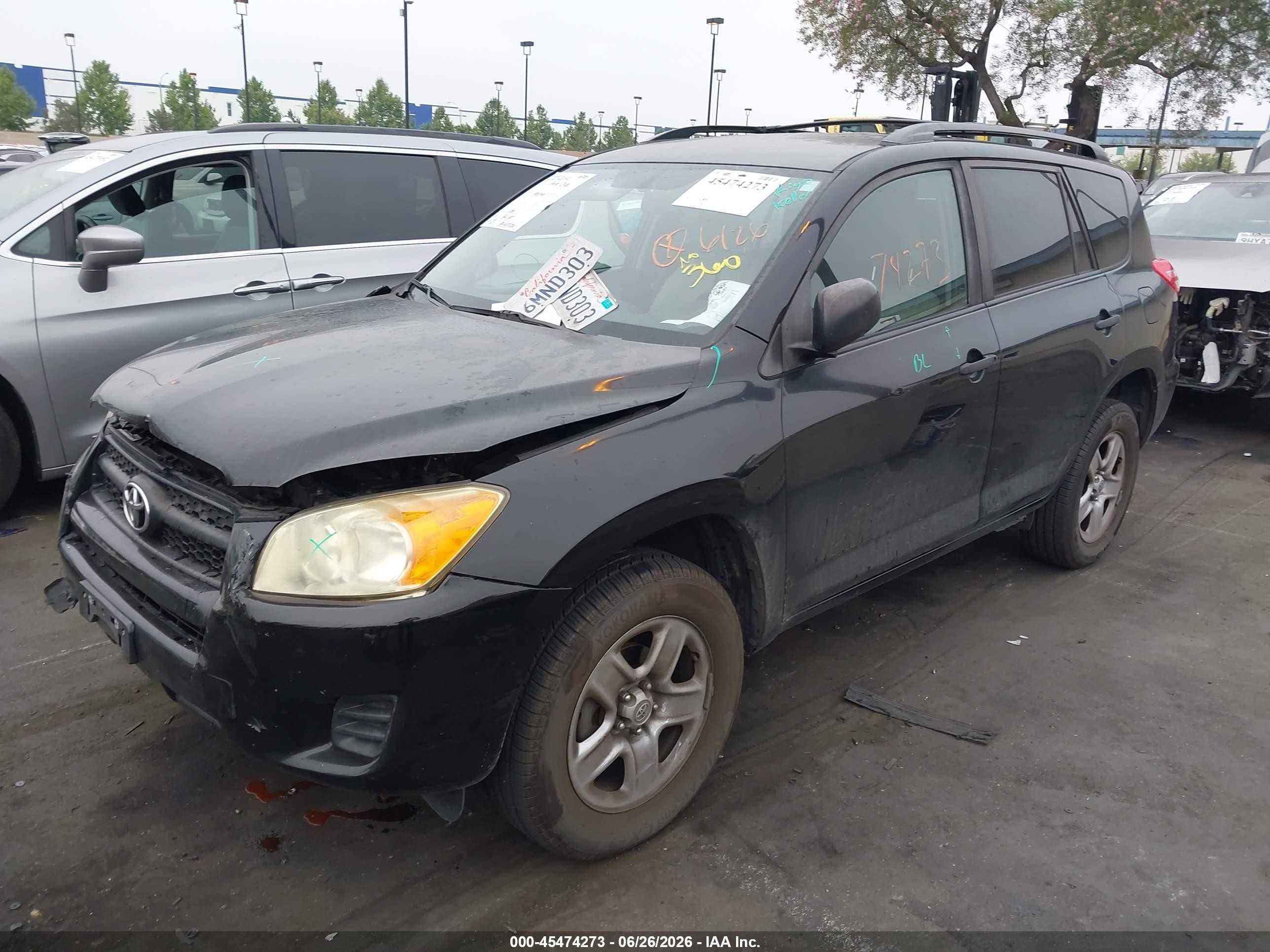 2010 Toyota Rav4   Black vin: JTMZF4DV9A5027690