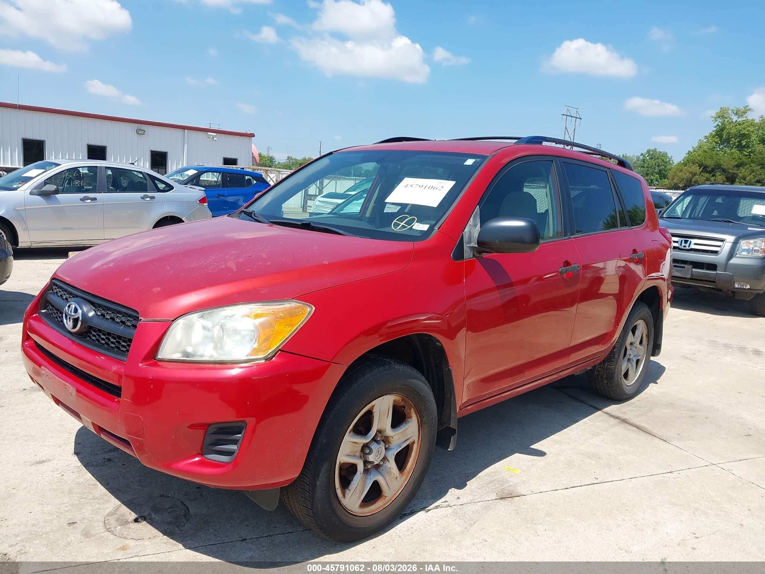 2010 Toyota Rav4   Красный vin: JTMZF4DVXA5019159
