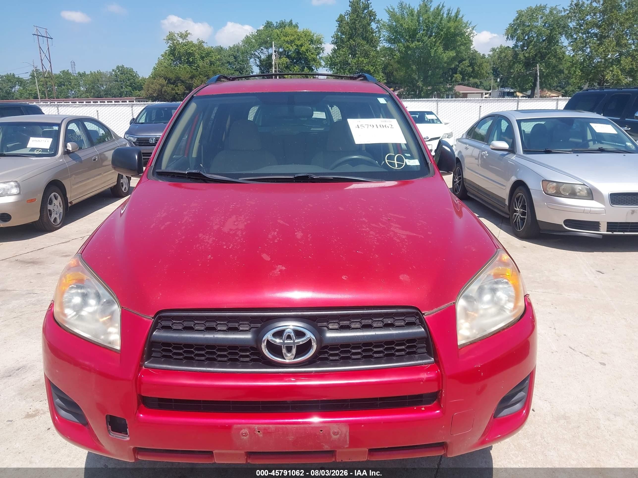 2010 Toyota Rav4   Красный vin: JTMZF4DVXA5019159